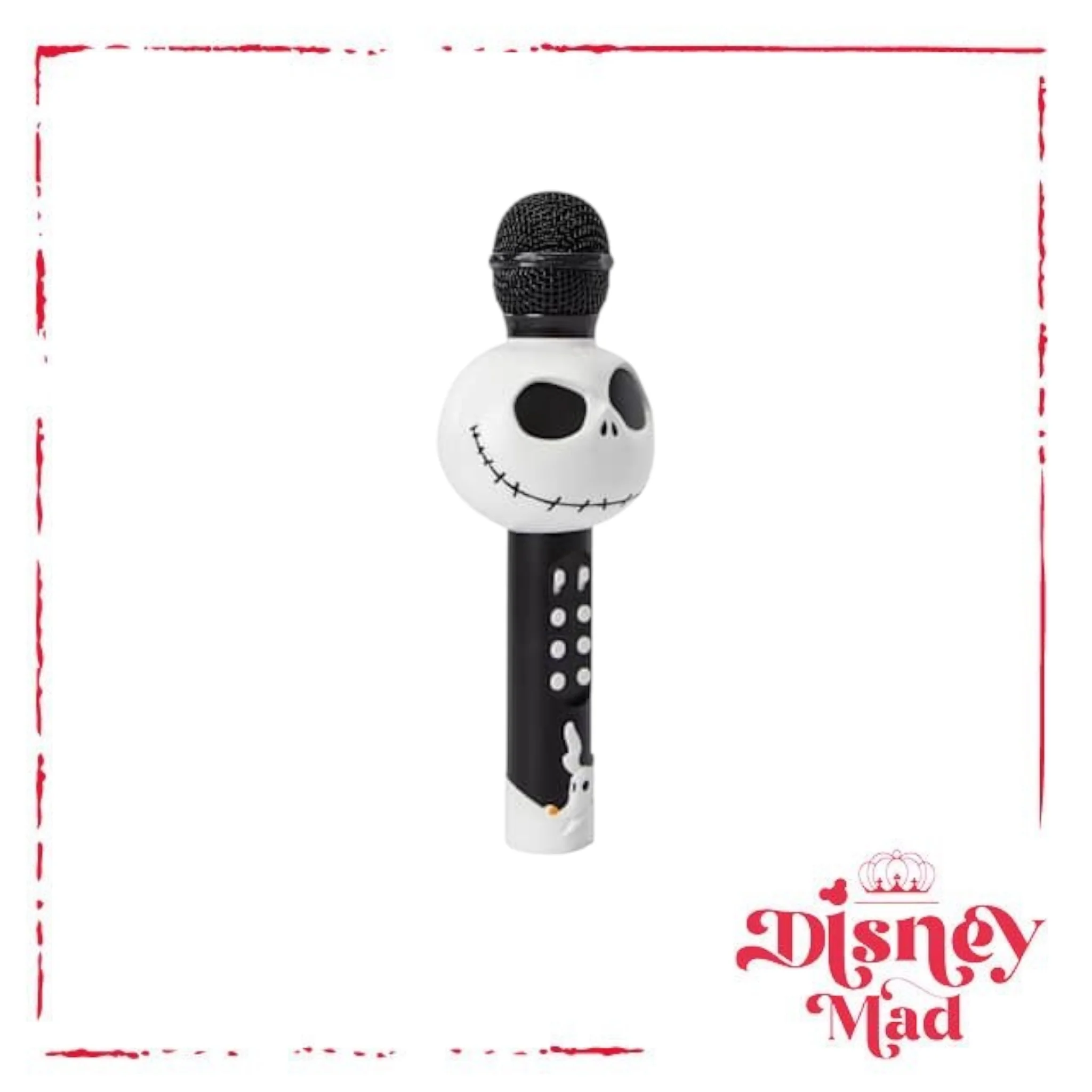 Disney The Nightmare Before Christmas Jack Skellington Bluetooth® LED Karaoke Microphone - Image 2