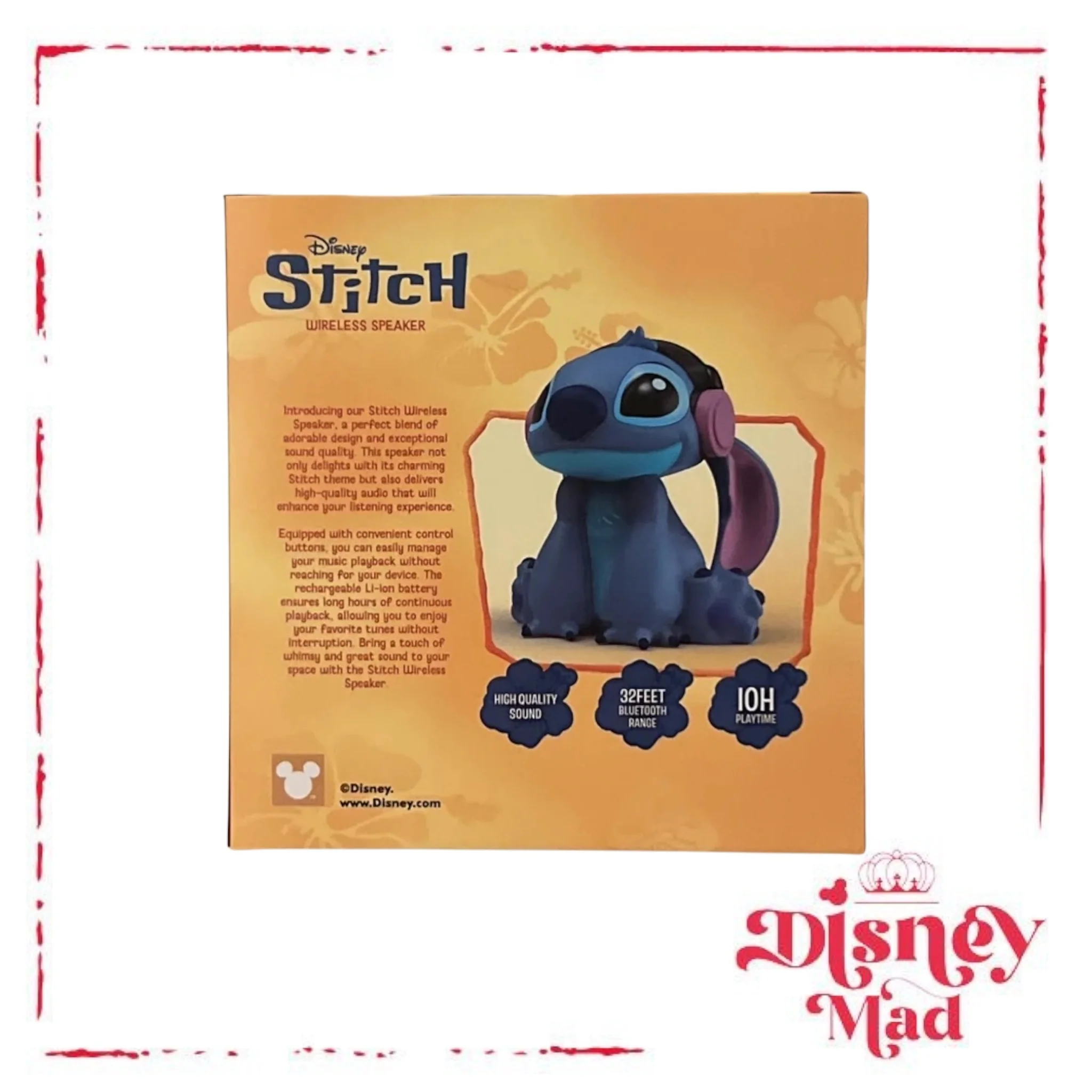Disney Stitch Wireless Portable Speaker - Image 2