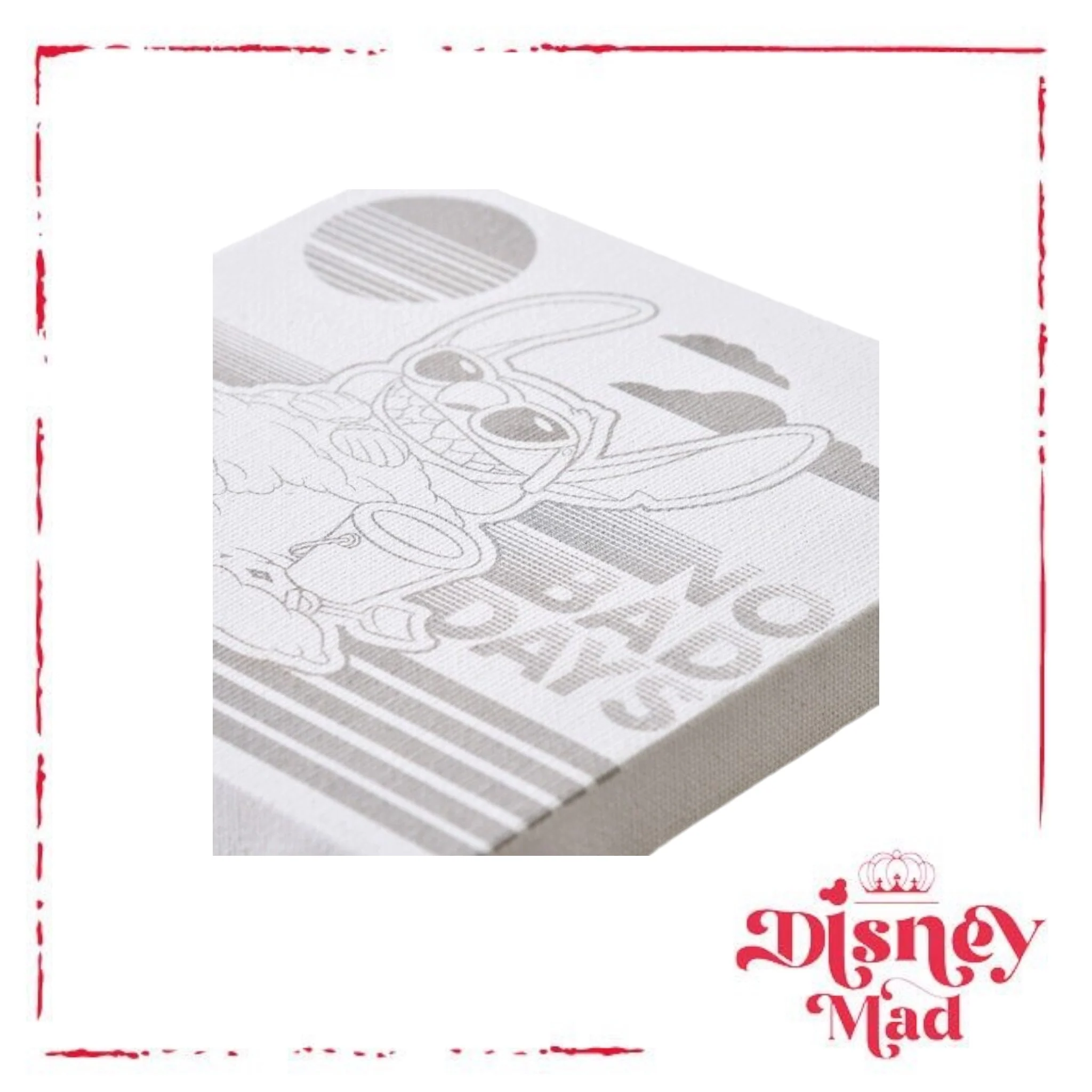 Disney Store Japan Stitch Paint Set Canvas 4.9 inch Square with 10 Colors Paint - Image 5