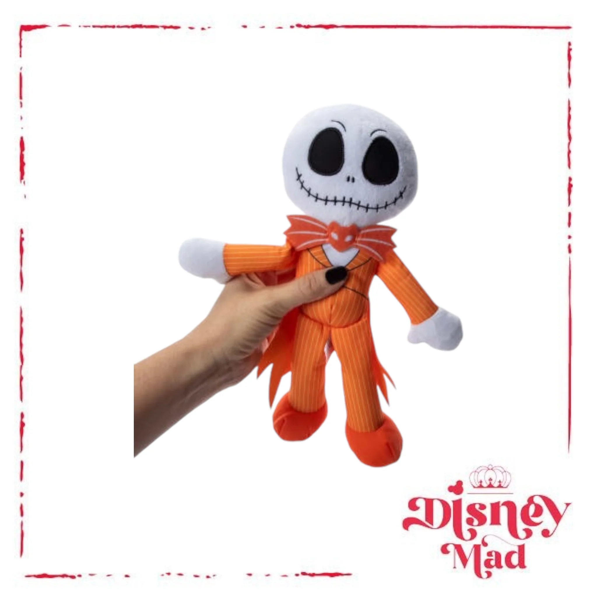 Disney The Nightmare Before Christmas Jack Skellington Plush 7.25in - Image 2