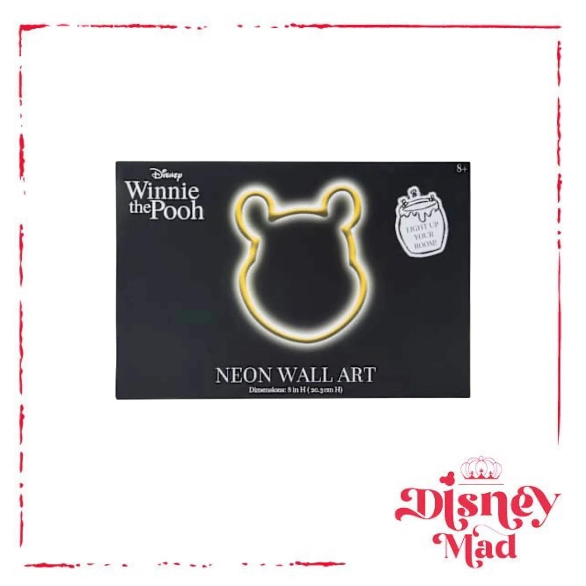 Disney Winnie The Pooh Neon Wall Art - Image 2