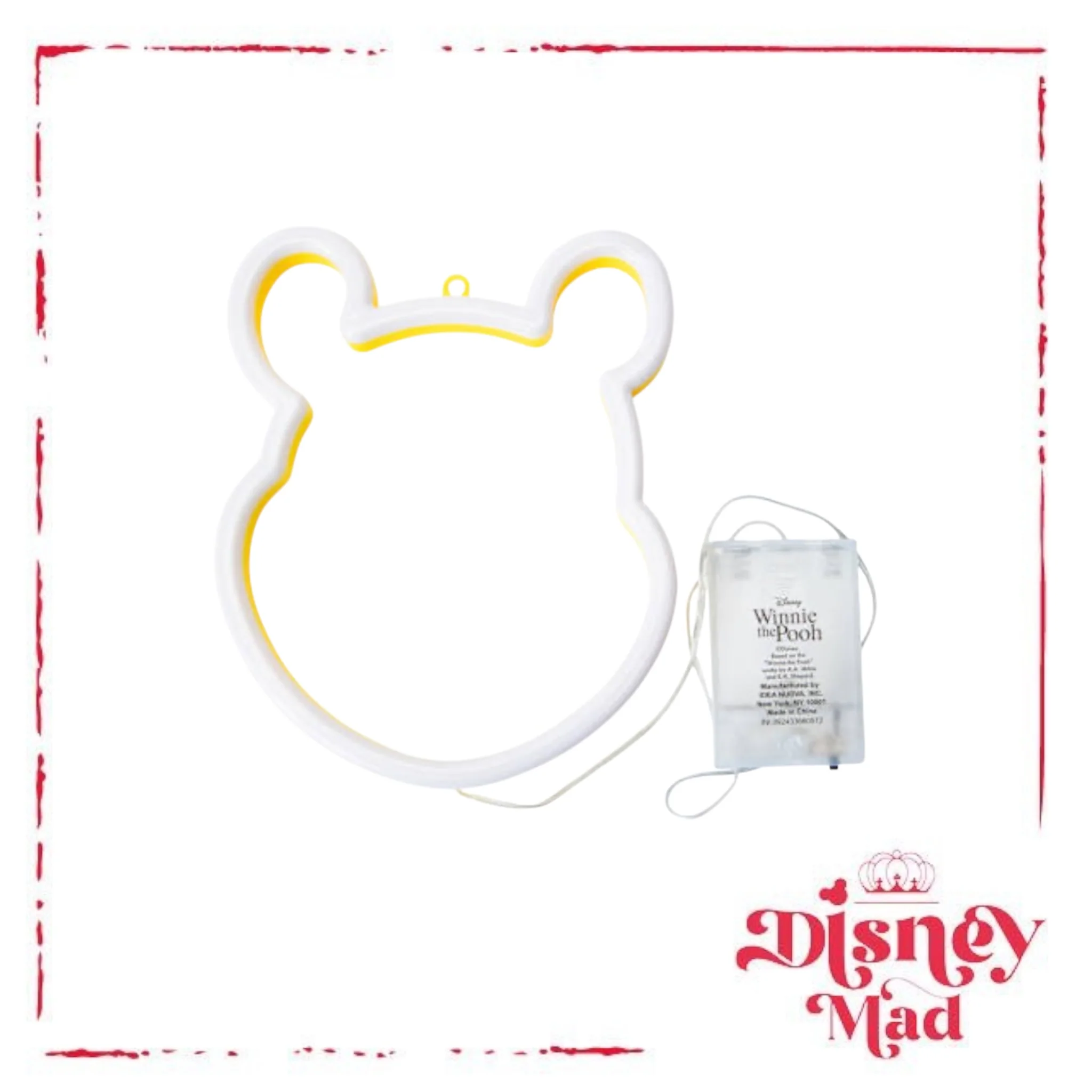Disney Winnie The Pooh Neon Wall Art - Image 3