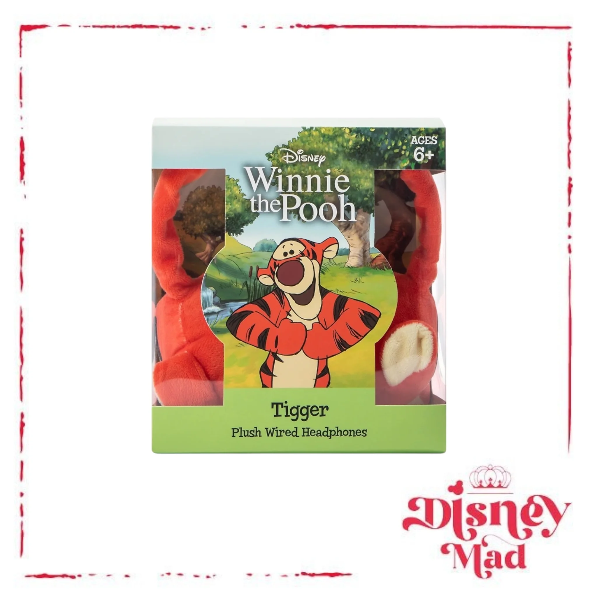 Disney Winnie The Pooh Tigger Plush Wired Headphones - Image 2