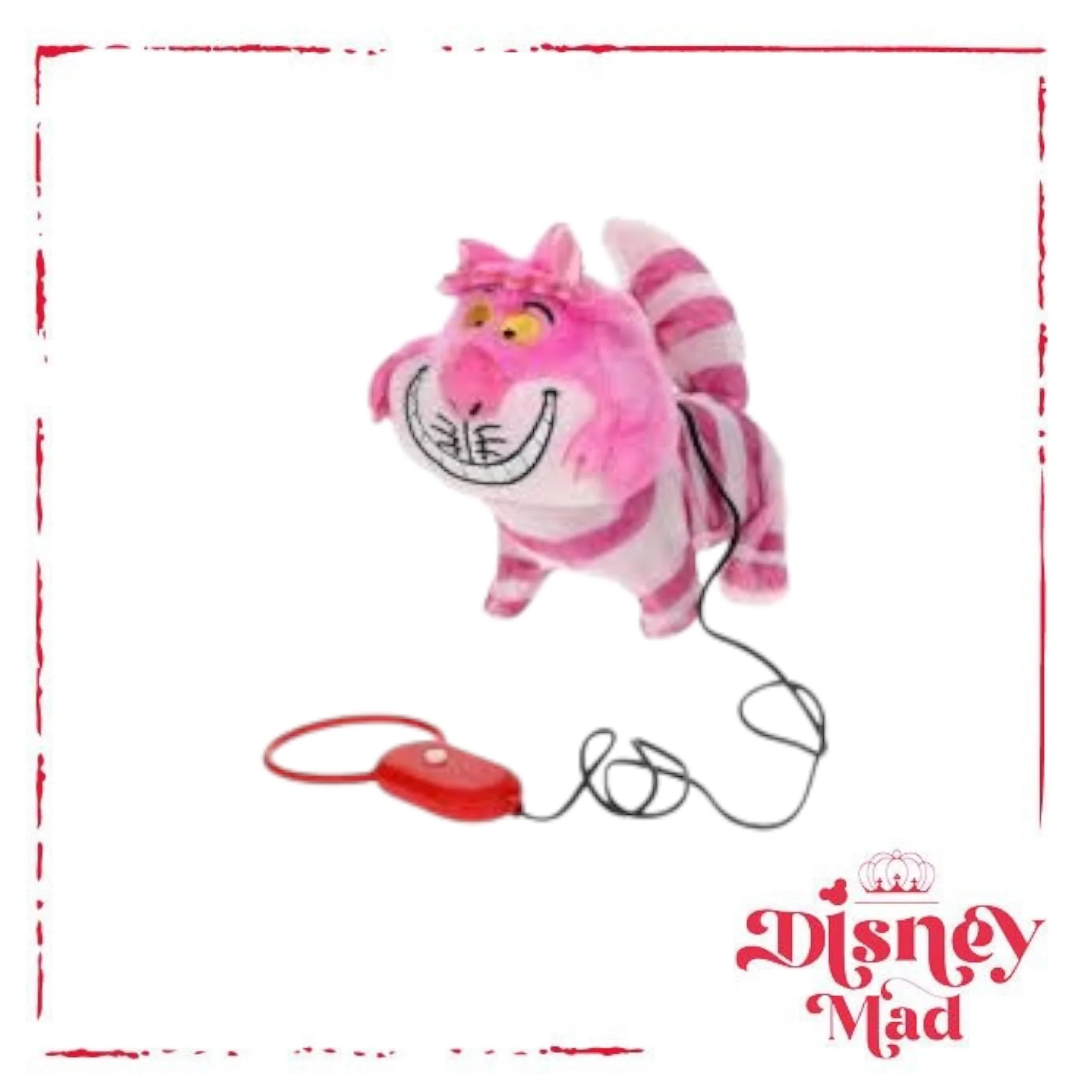 Disney Wired Leash Controlled Plush - Cheshire - Image 4