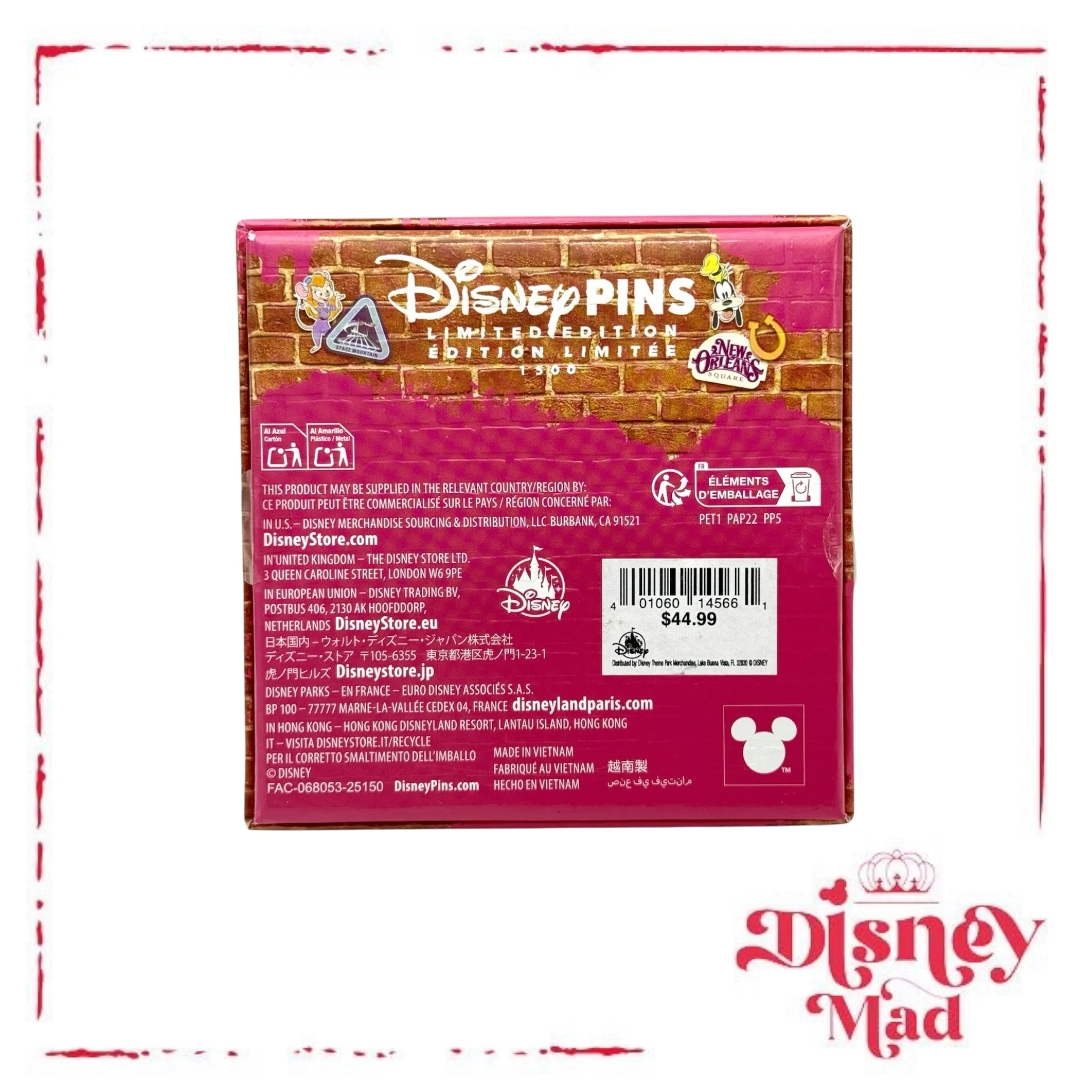Disneyland Muppets Park Day Jumbo Kermit Miss Piggy Castle LE 1500 Pin - Disney Parks - Image 2