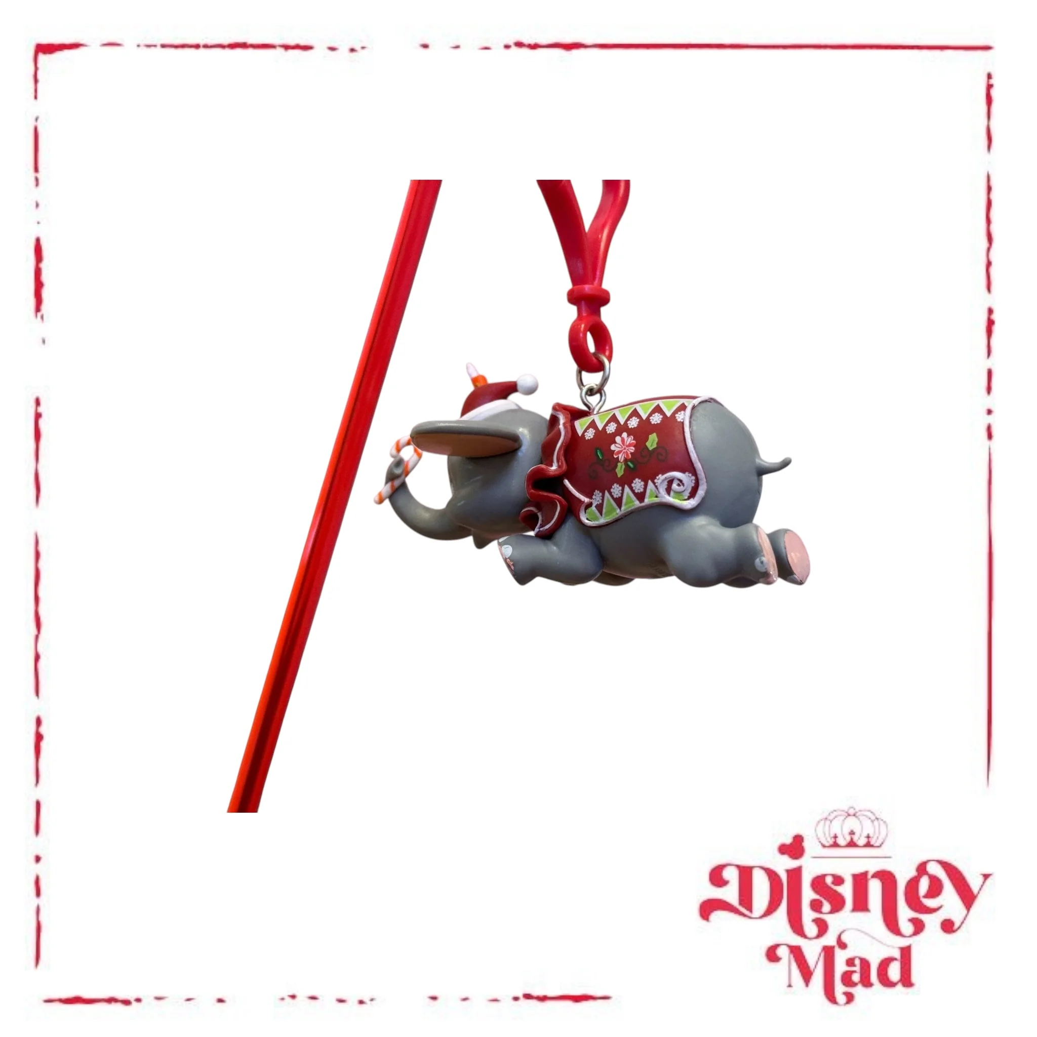 Dumbo Holiday Straw Clip - Image 2