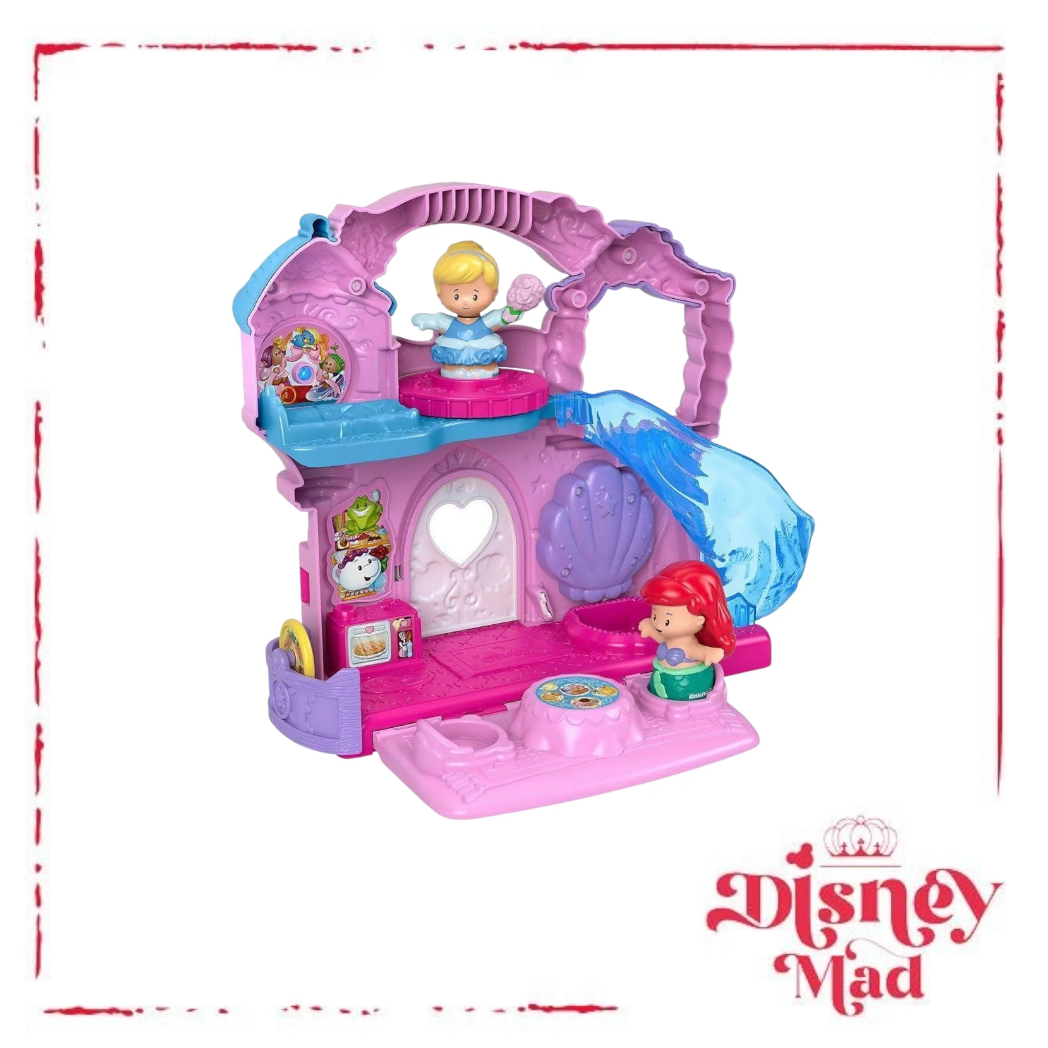 Fisher-Price Little People Disney Princess Playset Play & Go Castle - Image 3