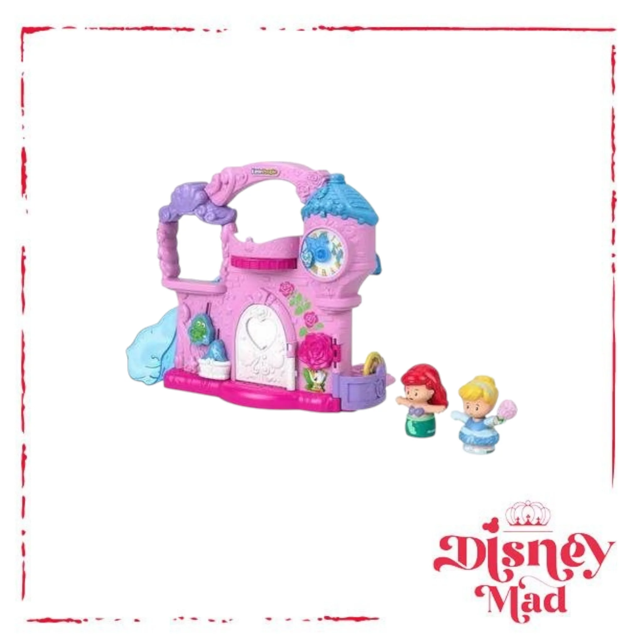 Fisher-Price Little People Disney Princess Playset Play & Go Castle - Image 4