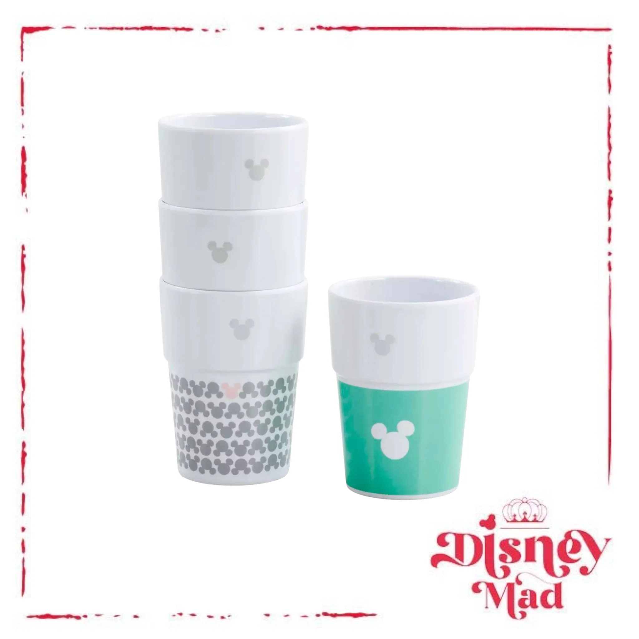 Funko Mickey Mouse Pastel Tumblers, Set of 4 - Image 2