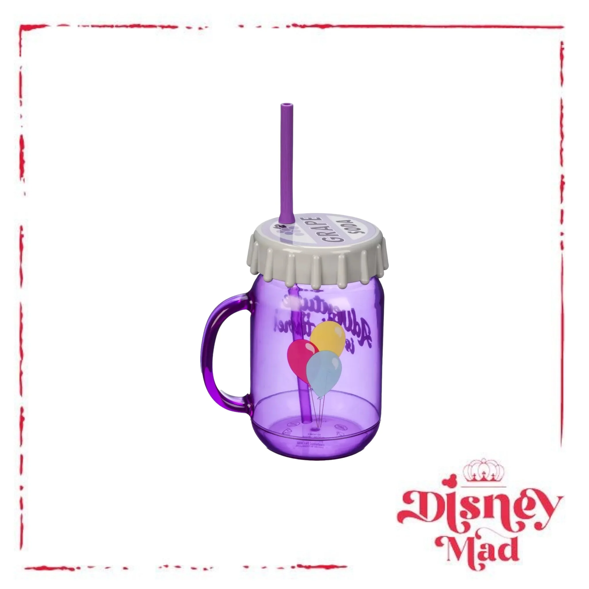 Grape Soda Tumbler With Straw, Up - Disney Parks - Image 2