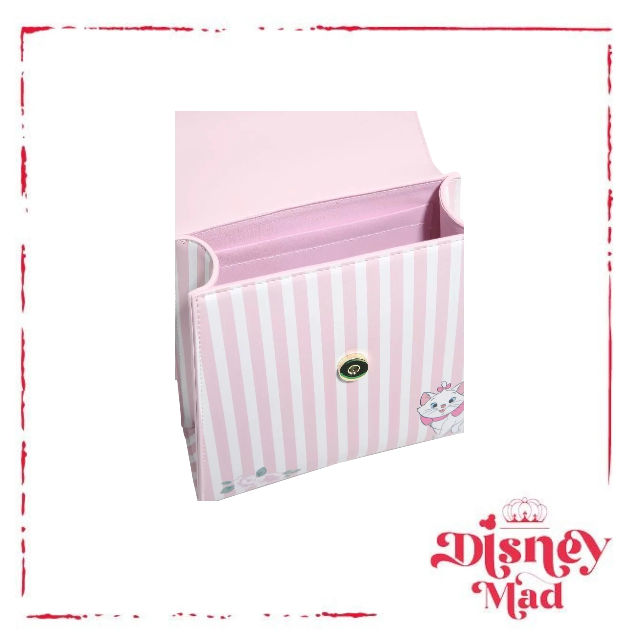 Her Universe Disney The Aristocats Marie Bows Stripe Crossbody Bag - Image 4