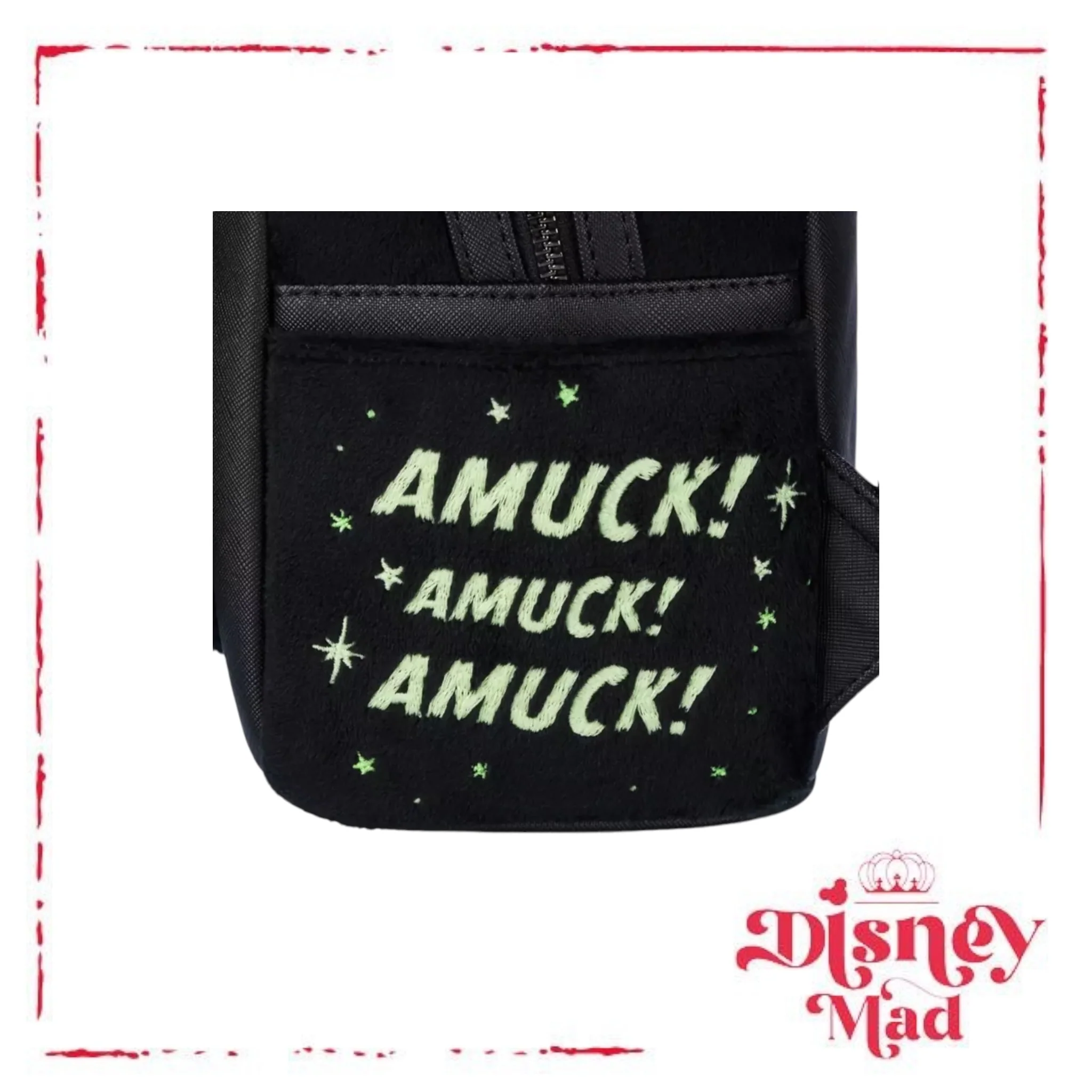 Hocus Pocus Glow-in-the-Dark Loungefly Mini Backpack - Image 5