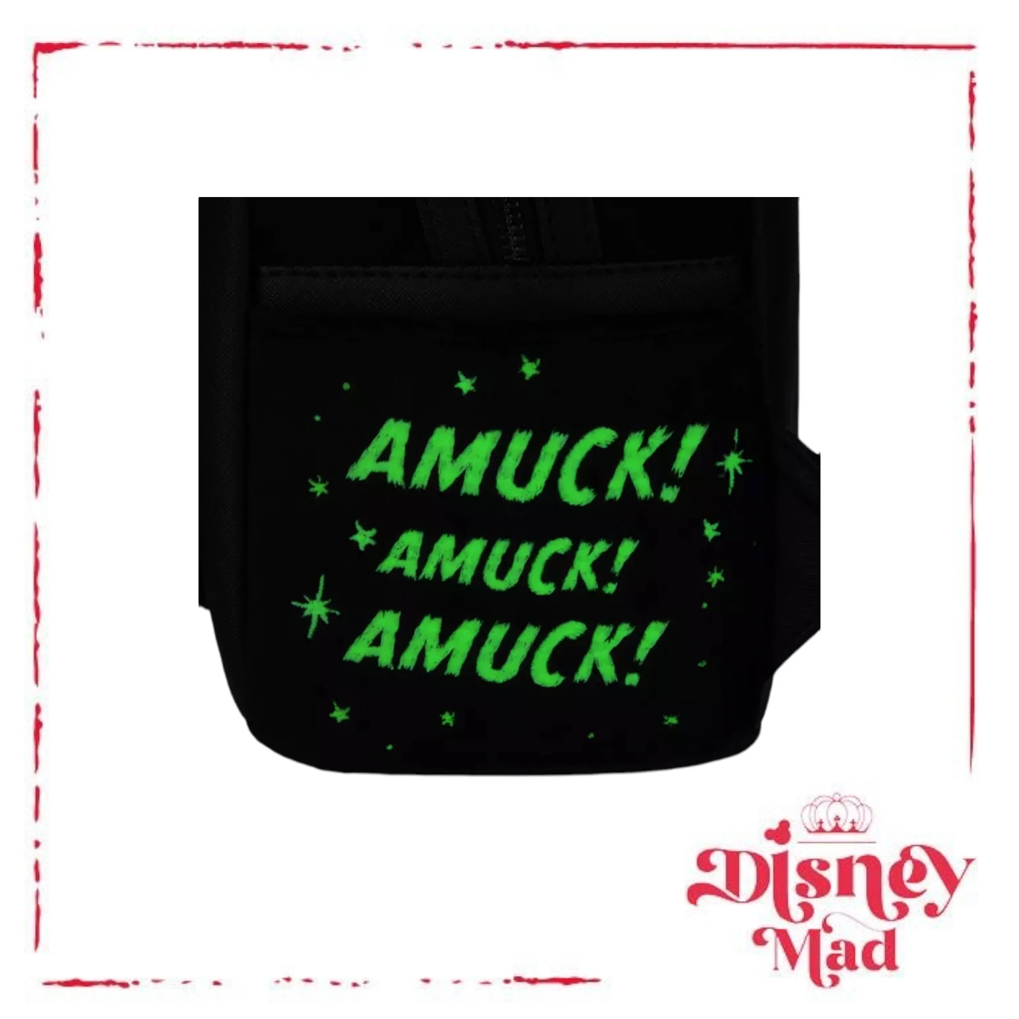 Hocus Pocus Glow-in-the-Dark Loungefly Mini Backpack - Image 6