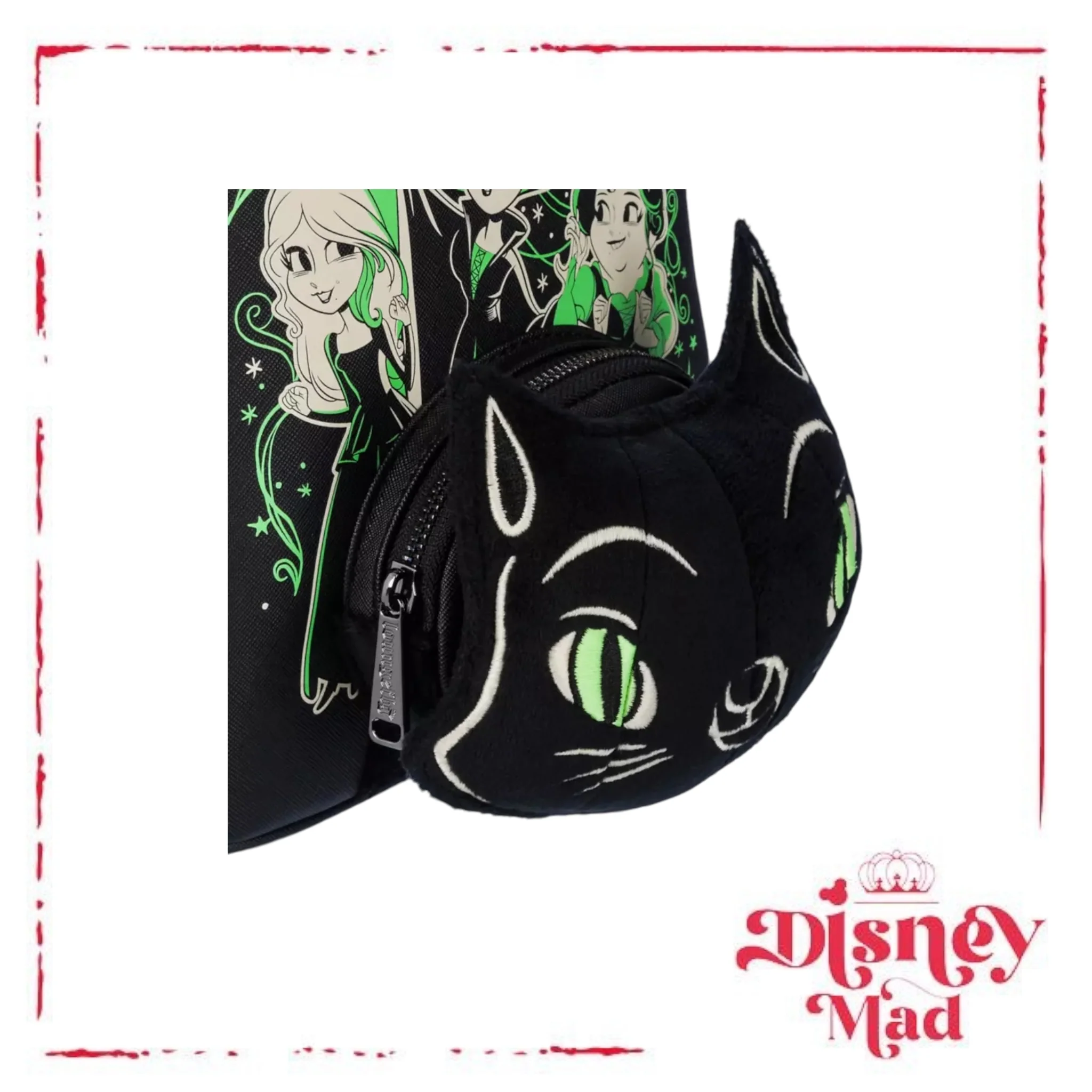 Hocus Pocus Glow-in-the-Dark Loungefly Mini Backpack - Image 9