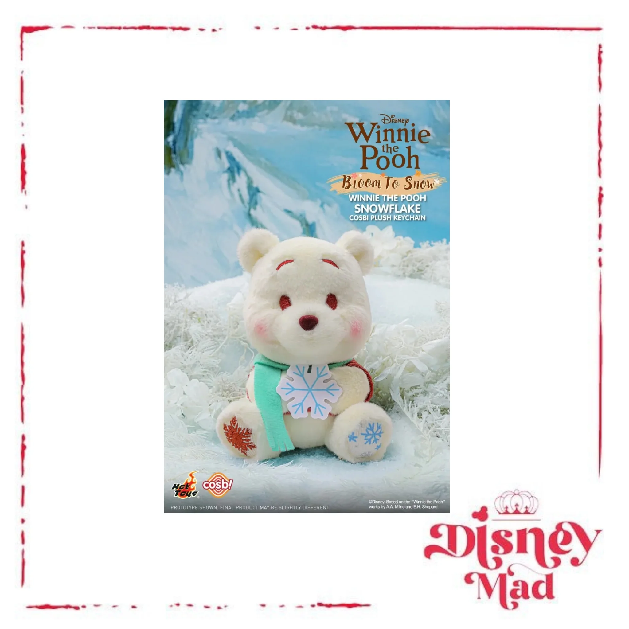 Hot Toys Disney Bloom To Snow Winnie the Pooh Cosbi Keychain - Disney Parks - Image 10