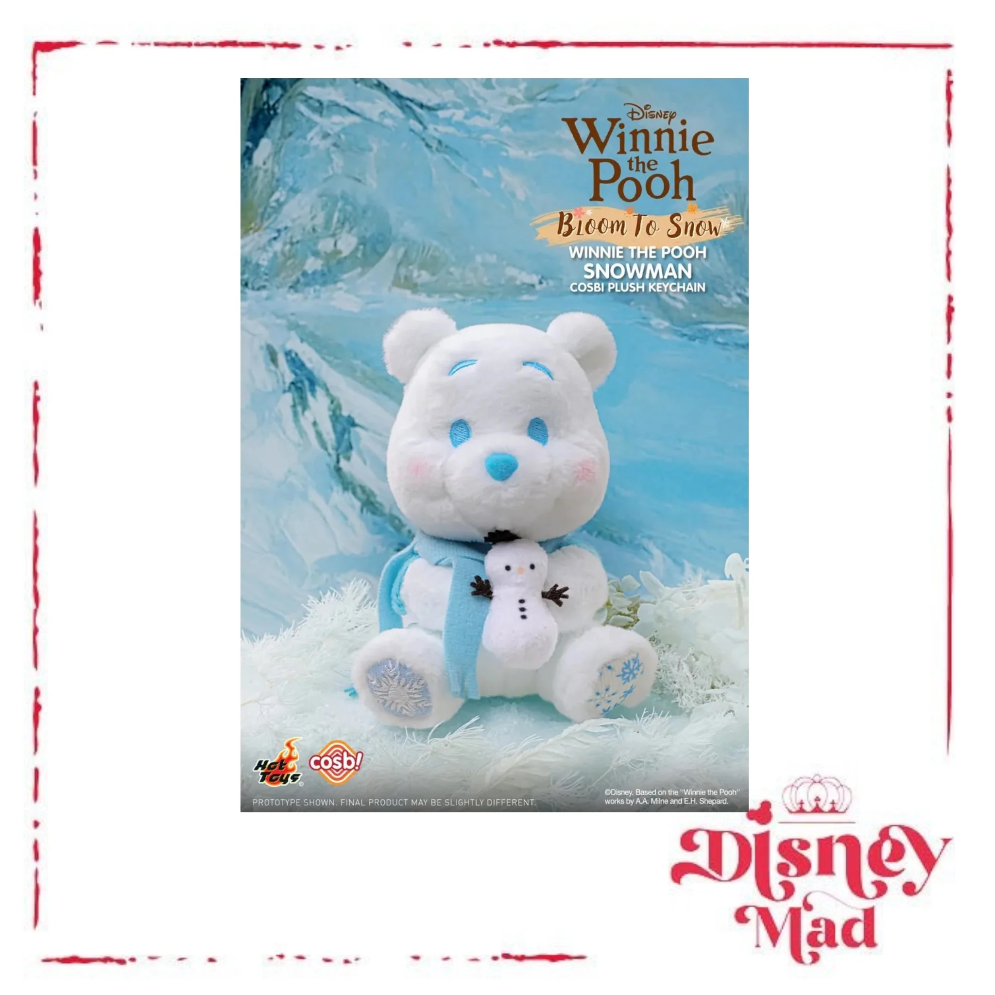 Hot Toys Disney Bloom To Snow Winnie the Pooh Cosbi Keychain - Disney Parks - Image 11