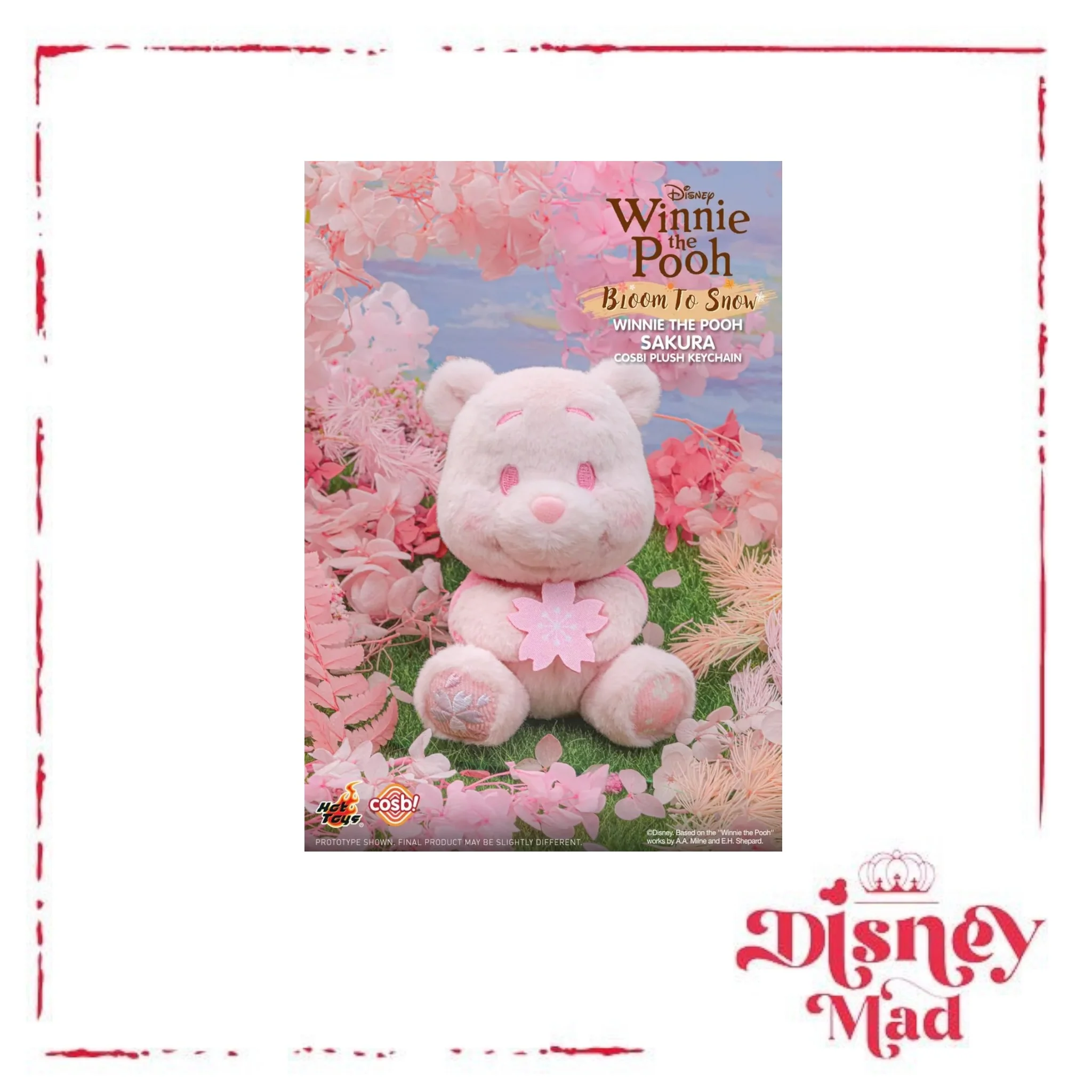 Hot Toys Disney Bloom To Snow Winnie the Pooh Cosbi Keychain - Disney Parks - Image 4