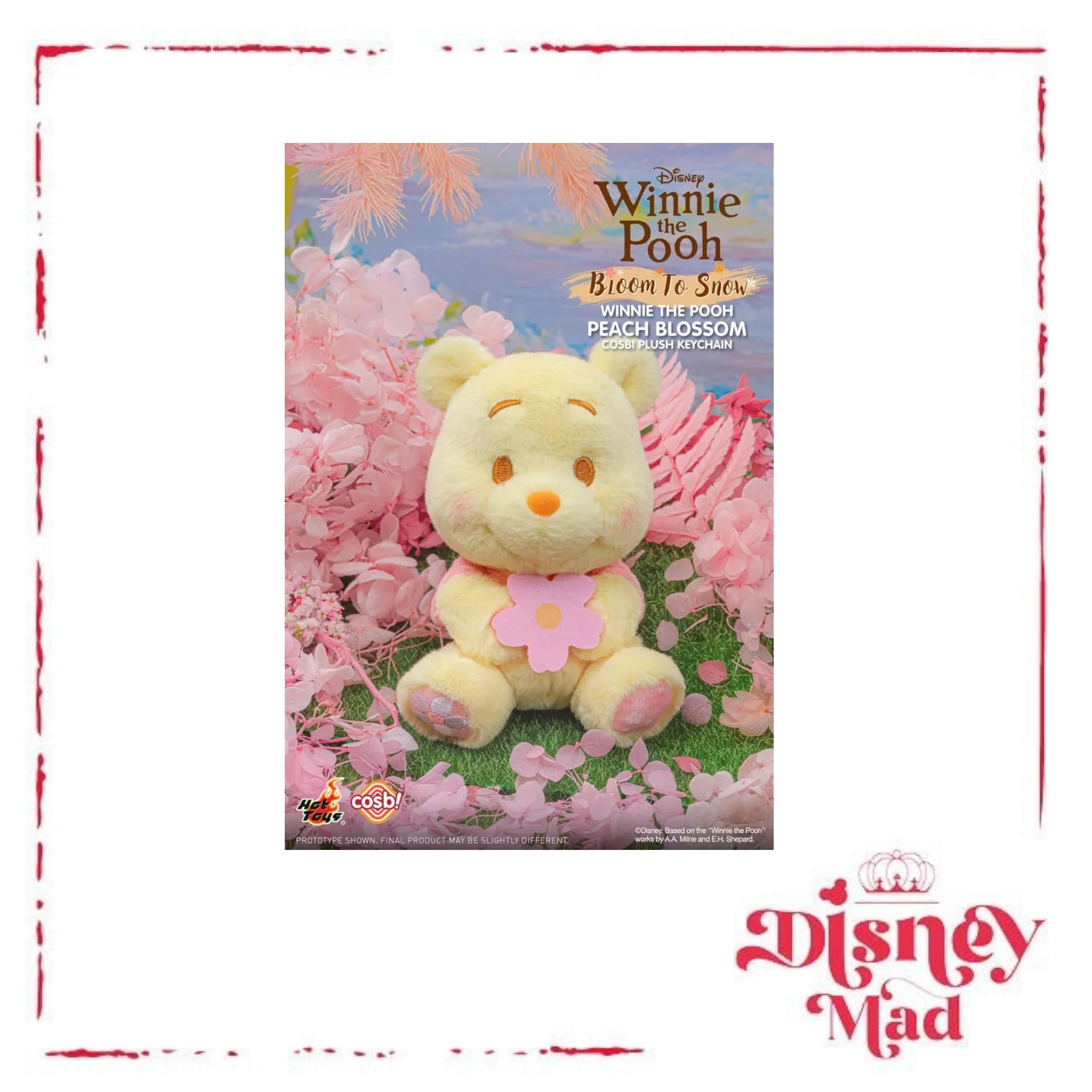 Hot Toys Disney Bloom To Snow Winnie the Pooh Cosbi Keychain - Disney Parks - Image 5