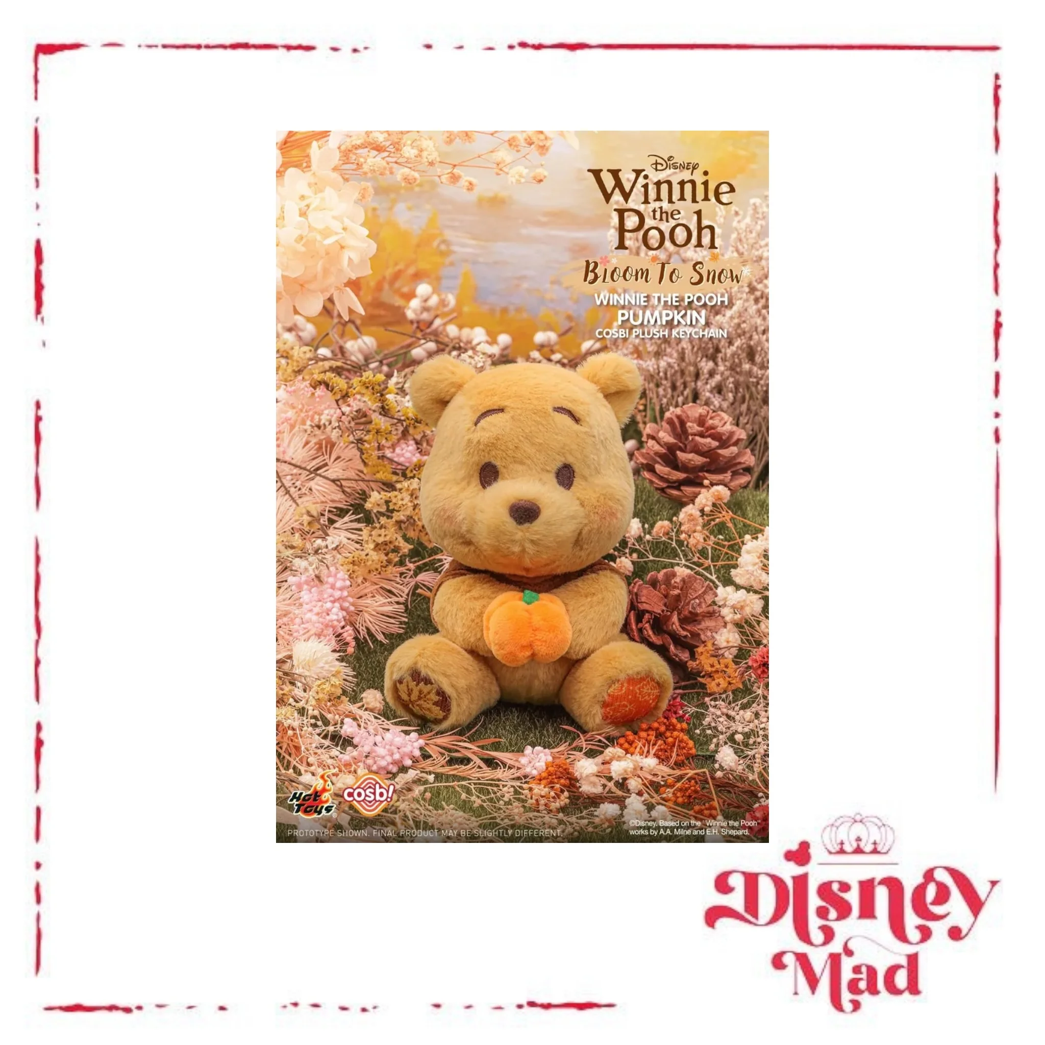 Hot Toys Disney Bloom To Snow Winnie the Pooh Cosbi Keychain - Disney Parks - Image 8