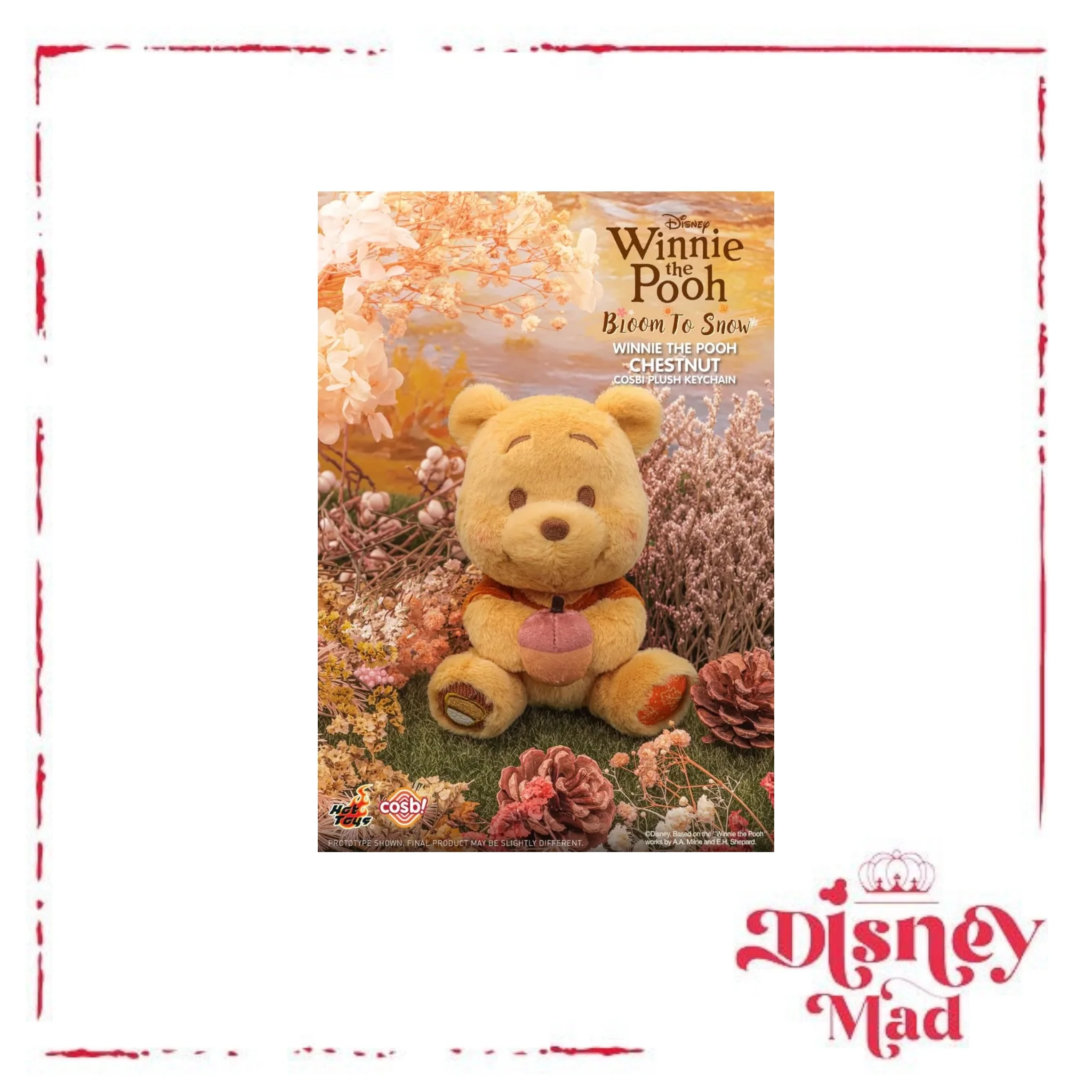 Hot Toys Disney Bloom To Snow Winnie the Pooh Cosbi Keychain - Disney Parks - Image 9