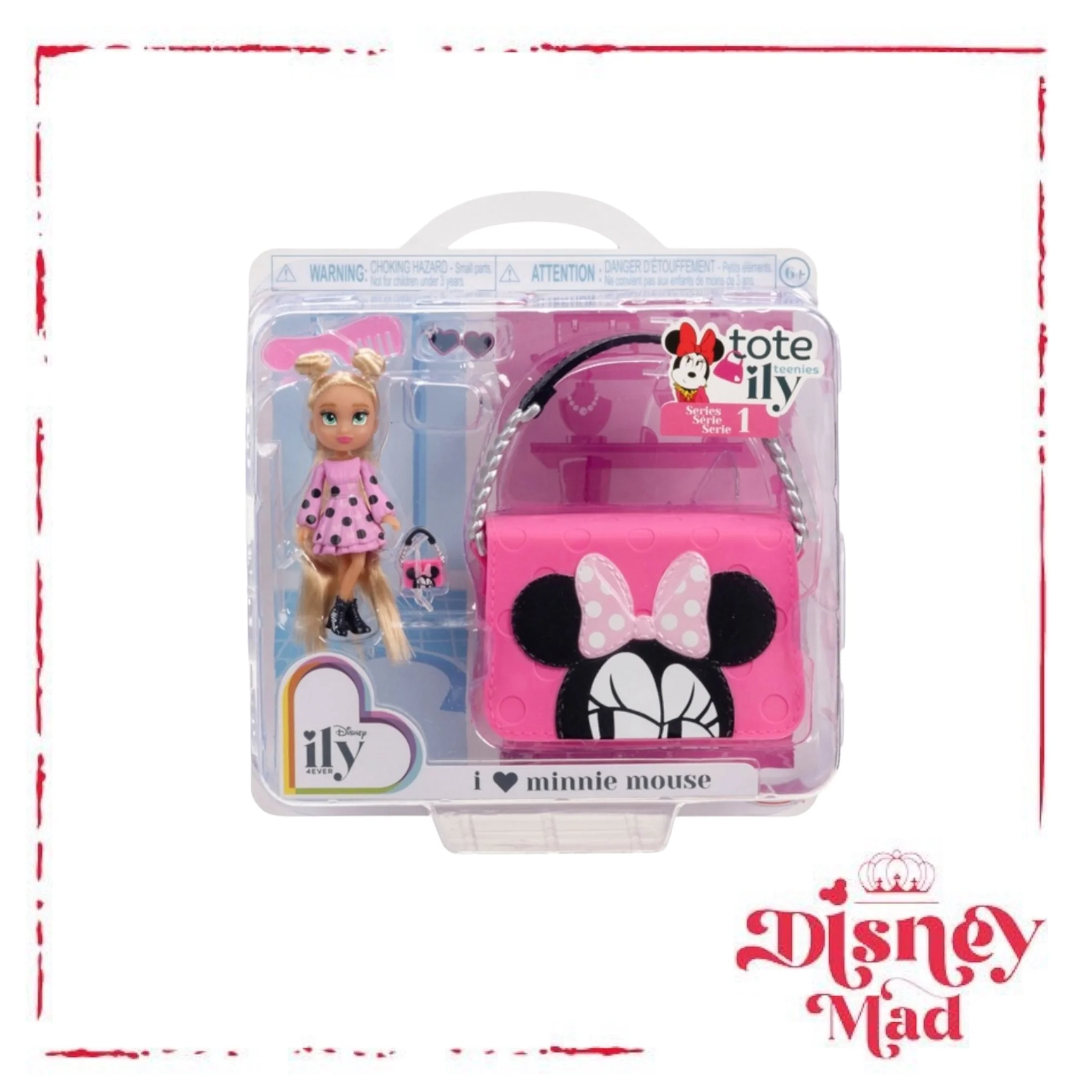 iLY 4Ever Disney Tote-ily Teenies Series 1 Minnie Mouse Pink