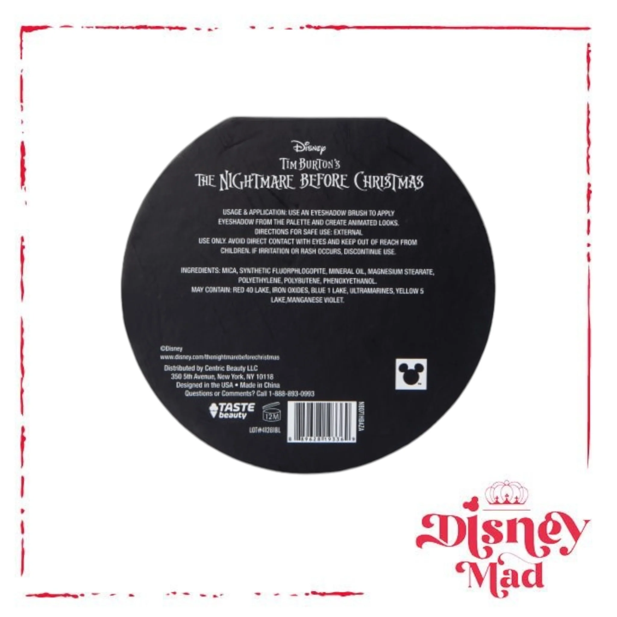 Jack Skellington Halloween Eyeshadow Palette 0.25oz - Image 5