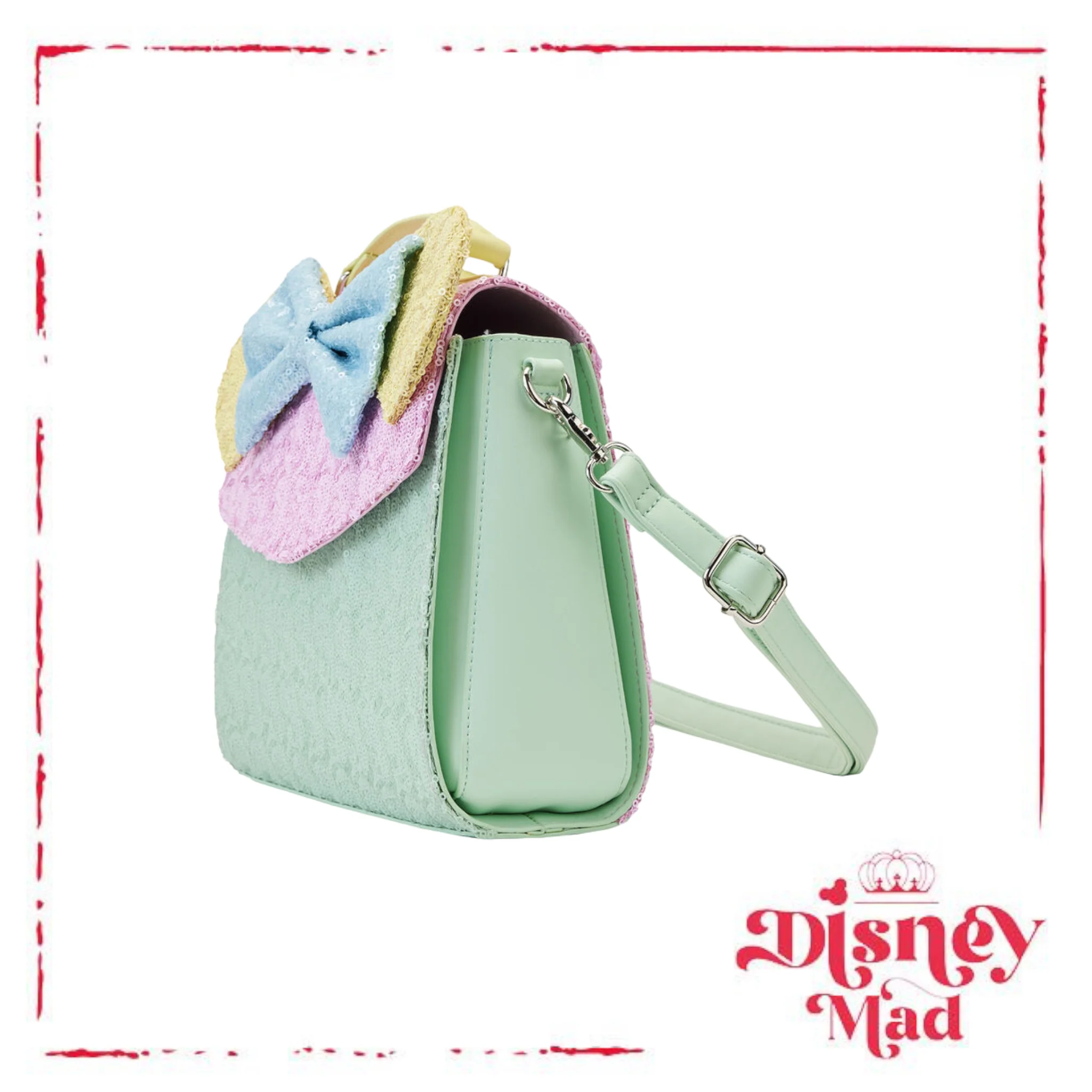 Limited Edition Exclusive - Minnie Mouse Pastel Sequin Crossbody Bag - Image 2