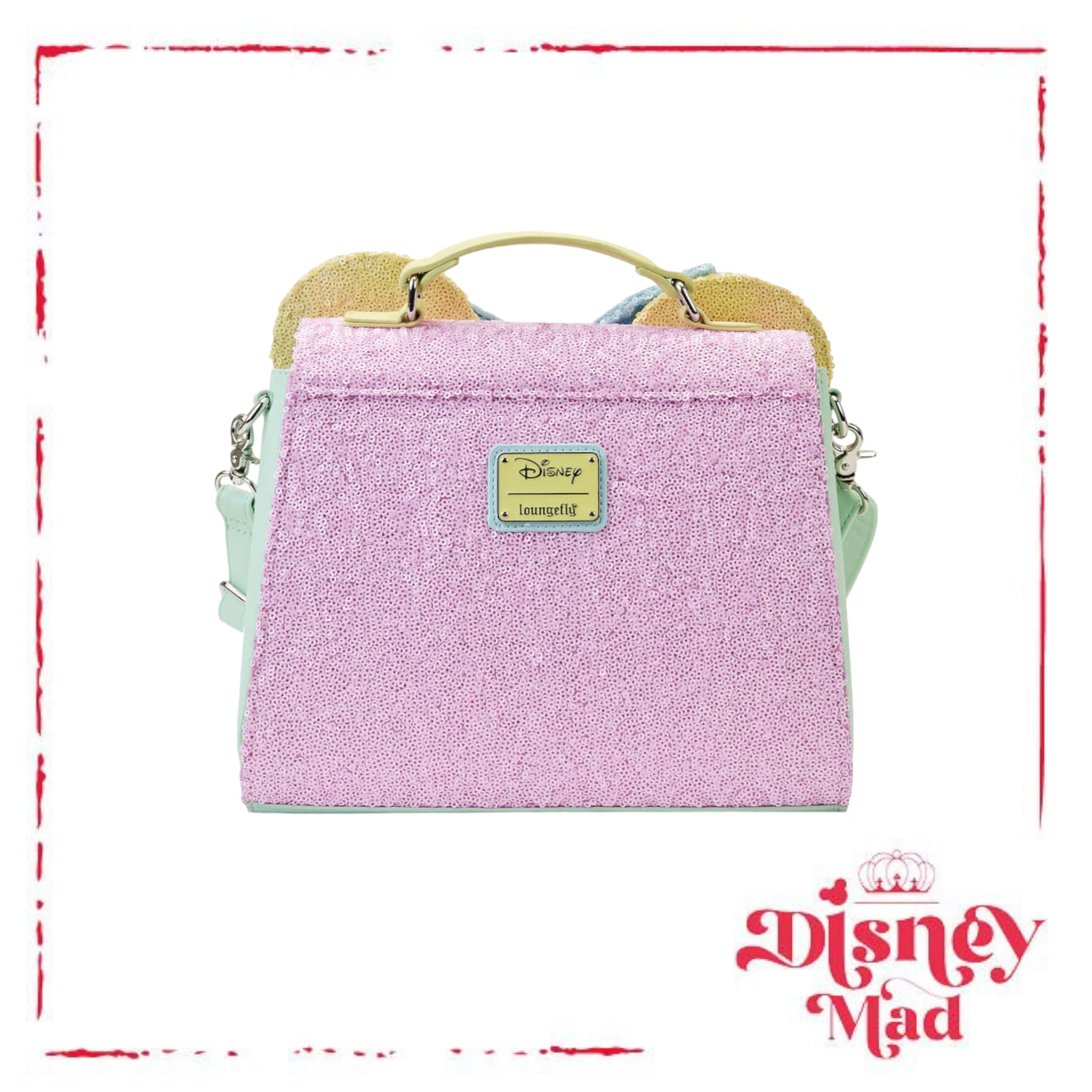 Limited Edition Exclusive - Minnie Mouse Pastel Sequin Crossbody Bag - Image 4