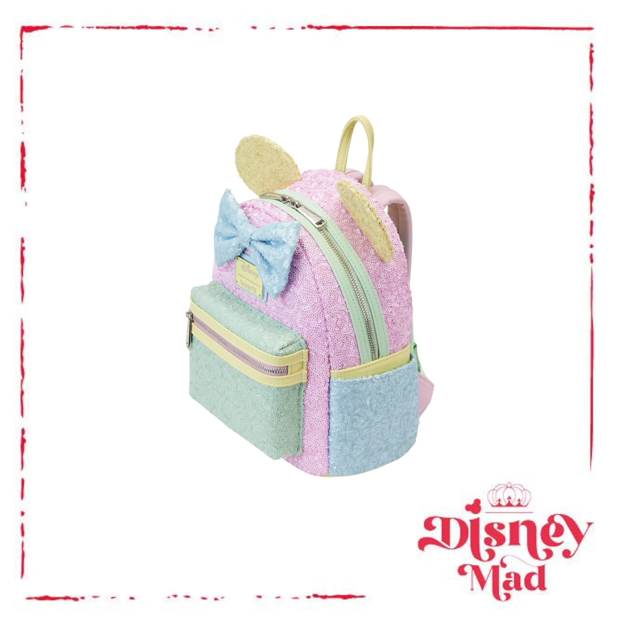 Limited Edition Exclusive - Minnie Mouse Pastel Sequin Mini Backpack - Image 2