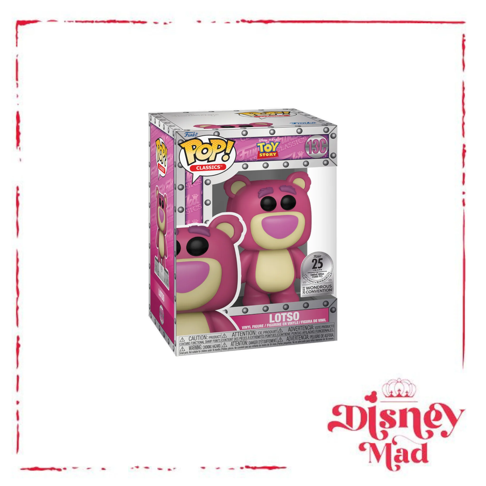 Lotso 25th Anniversary Funko Pop! Classics Wonder Con 2023 Exclusive Sealed - Image 5