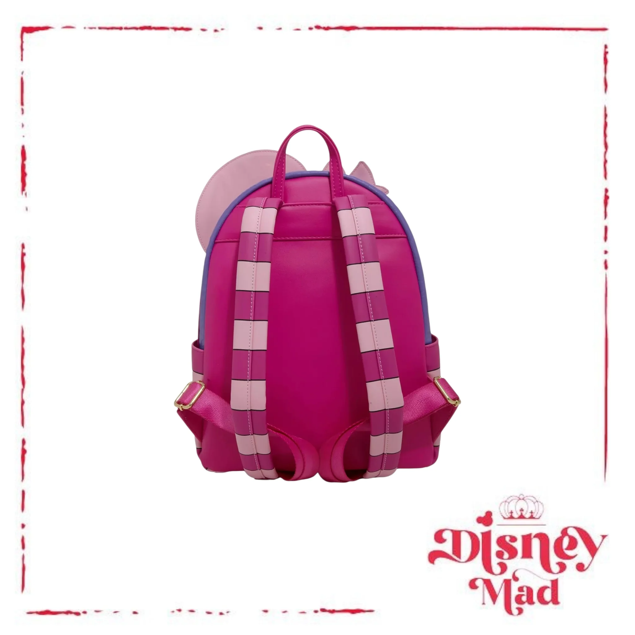 Loungefly Disney Alice in Wonderland Fuzzy Cheshire Cat Mini Backpack - Image 3