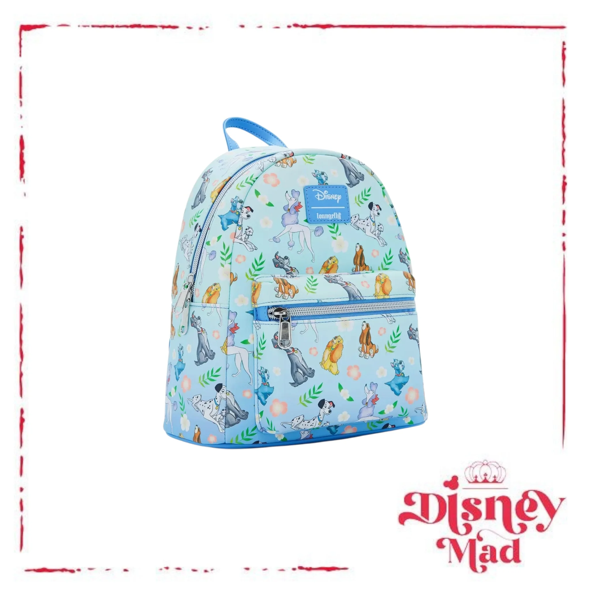 Loungefly Disney Dogs Floral Mini Backpack - Image 2