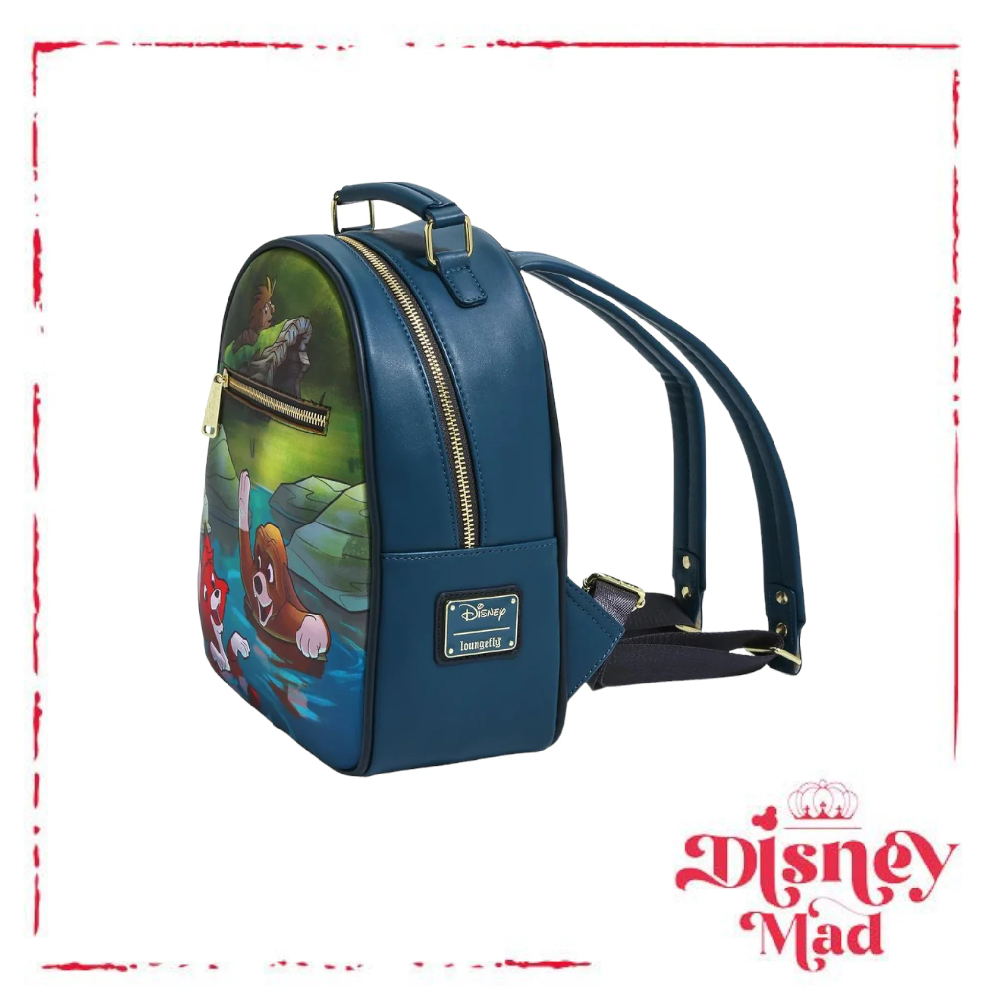Loungefly Disney Fox and the Hound Splash Mini Backpack - BoxLunch Exclusive - Image 2