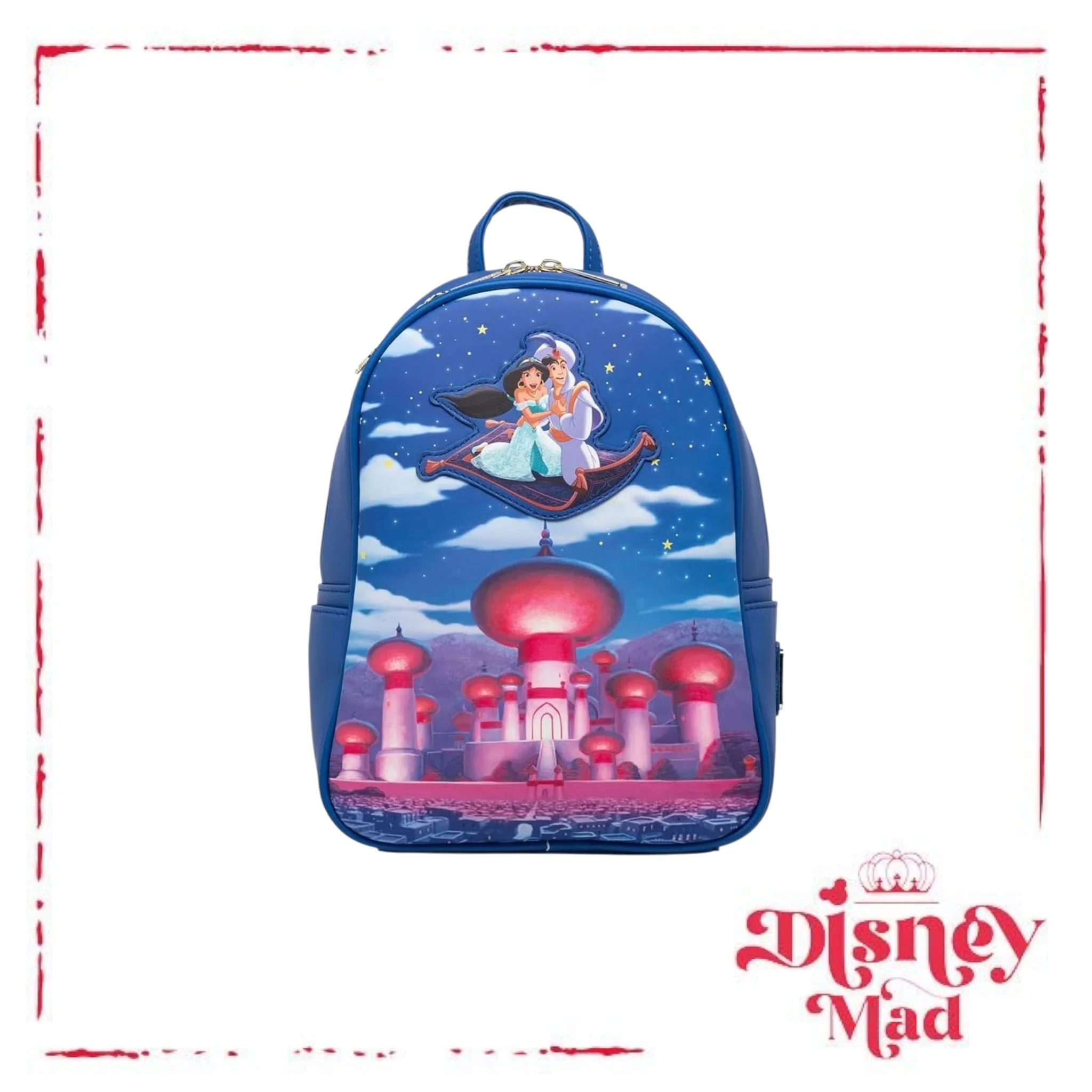loungefly Disney Glow in the Dark Aladdin and Jasmine Magic Carpet Ride