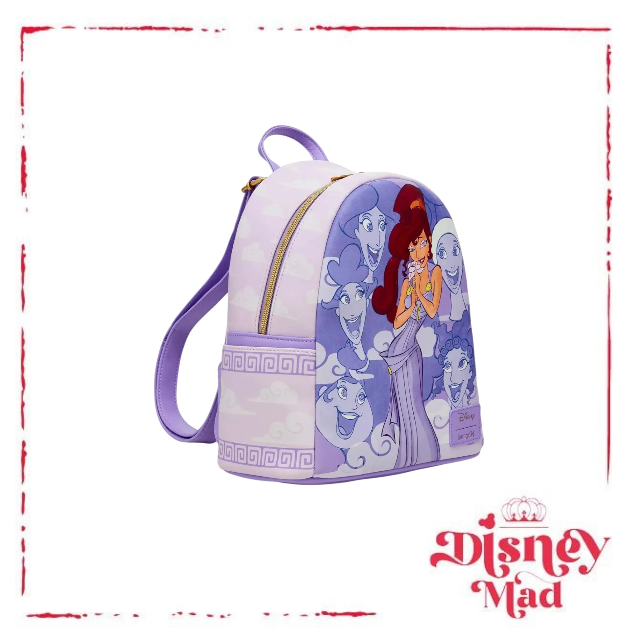 Loungefly Disney Hercules Meg & The Muses Mini Backpack - Image 2