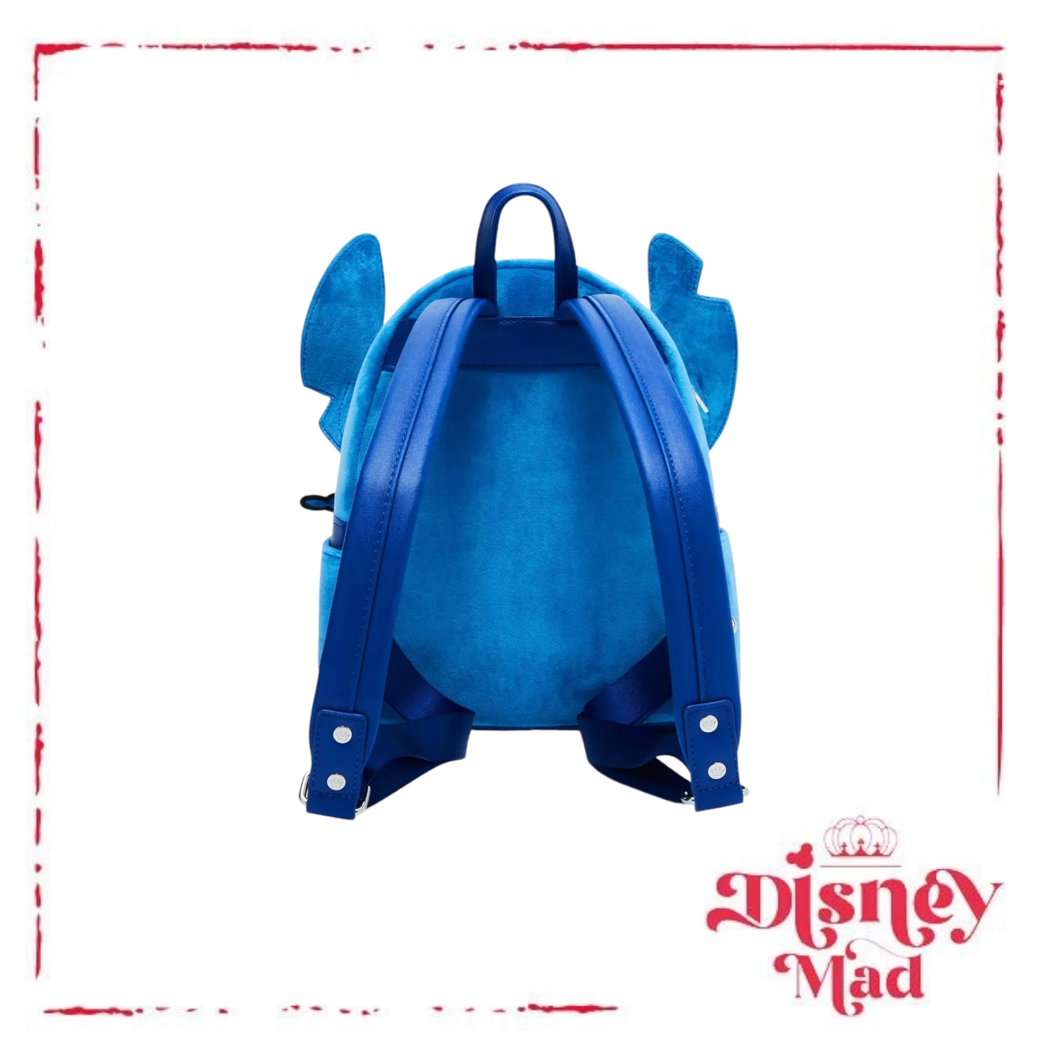 Loungefly Disney Lilo & Stitch Figural Fuzzy Stitch Mini Backpack - Image 3