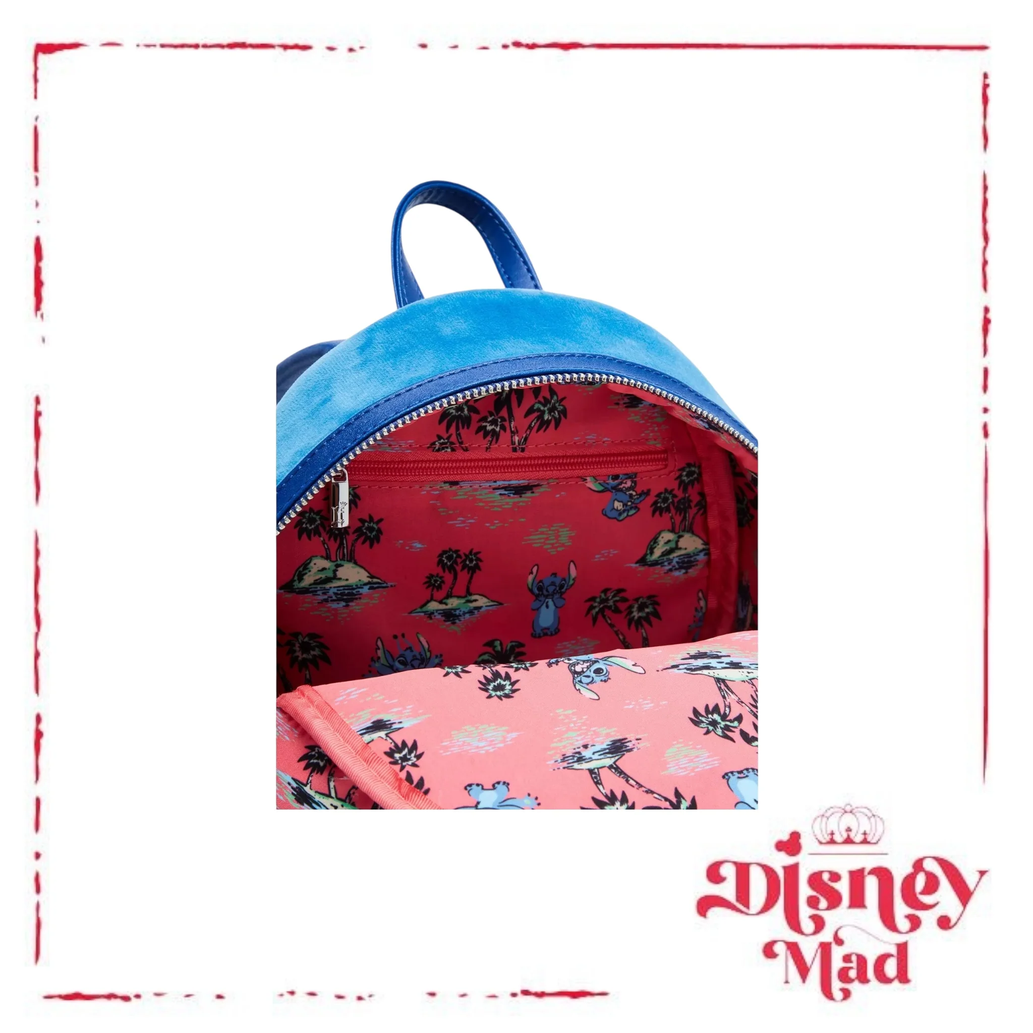 Loungefly Disney Lilo & Stitch Figural Fuzzy Stitch Mini Backpack - Image 4