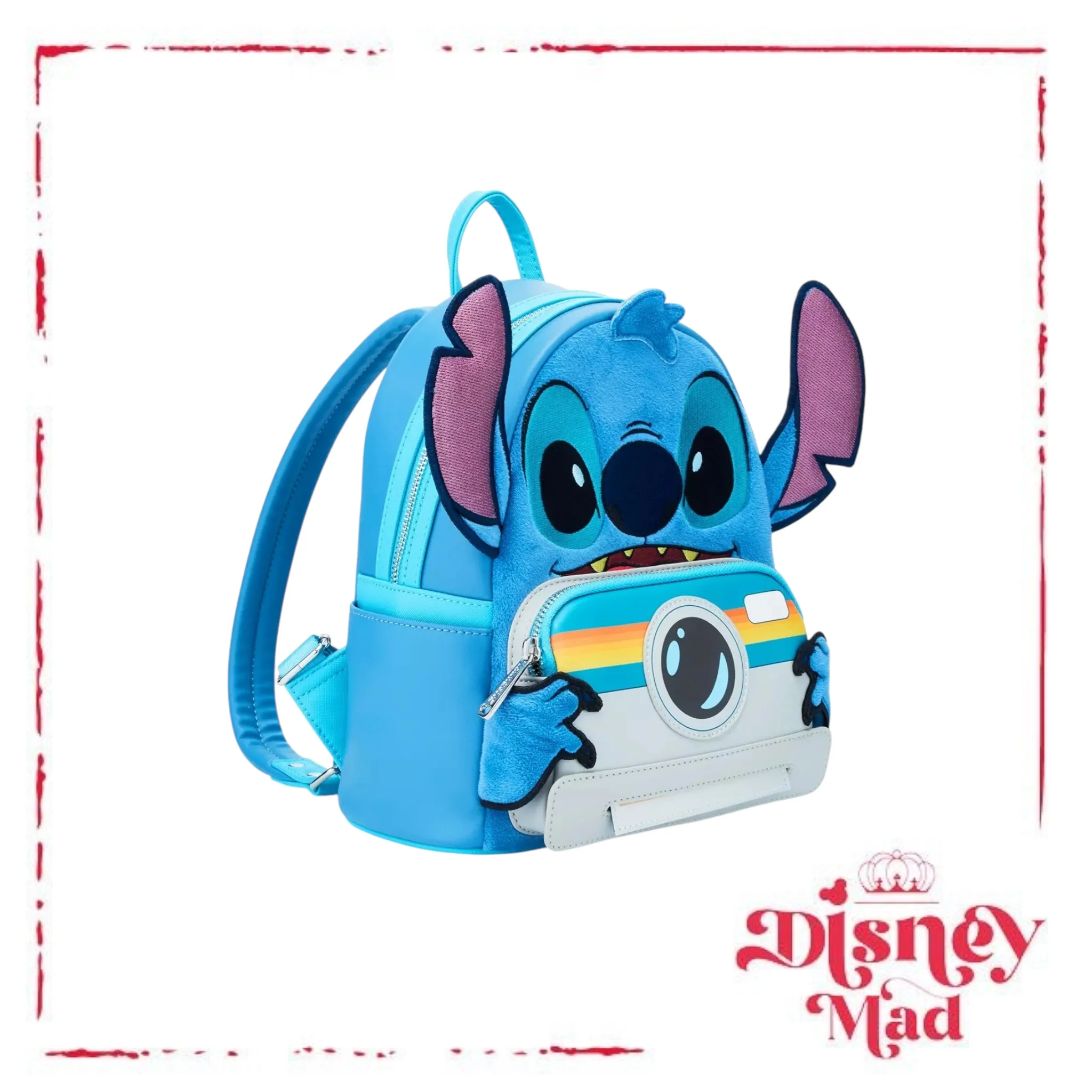 Loungefly Disney Lilo & Stitch Figural Stitch with Camera Mini Backpack - Image 5