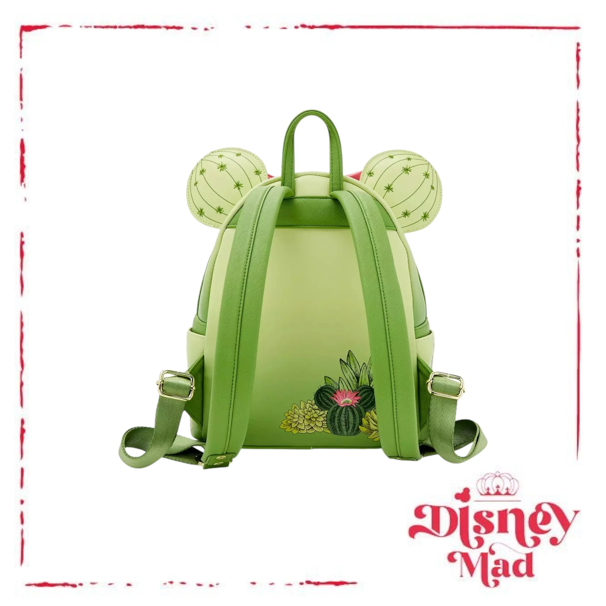 Loungefly Disney Minnie Mouse Cacti Ears Mini Backpack - Image 3