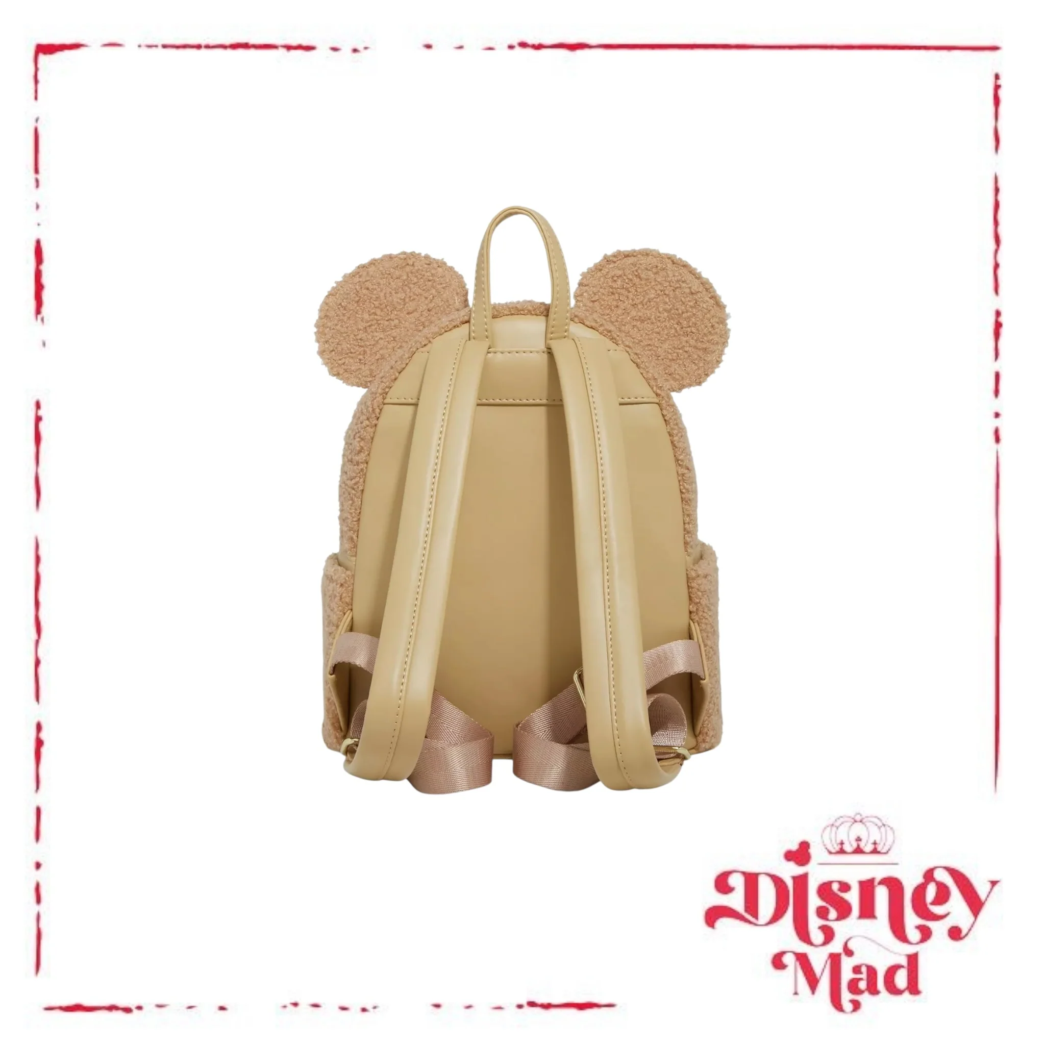 Loungefly Disney Minnie Mouse Sherpa Mini Backpack - Image 3