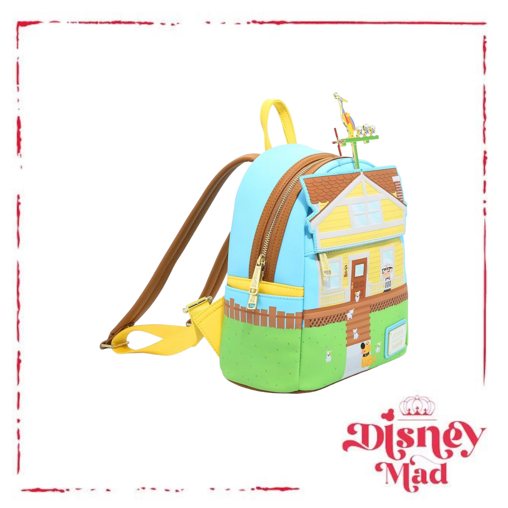 Loungefly Disney Pixar Up House & Characters Mini Backpack - BoxLunch Exclusive - Image 2