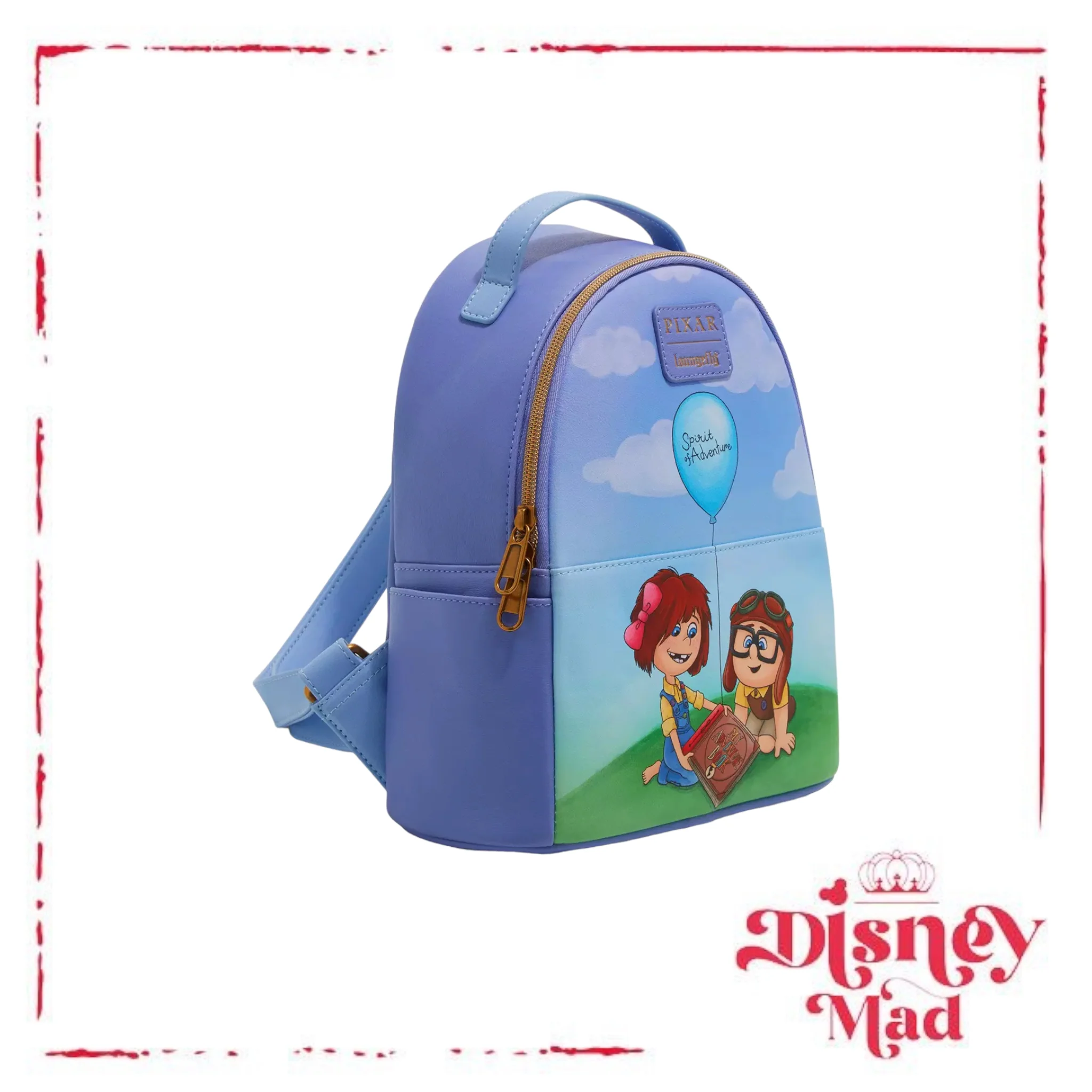 Loungefly Disney Pixar Up Young Carl & Ellie Mini Backpack - Image 2