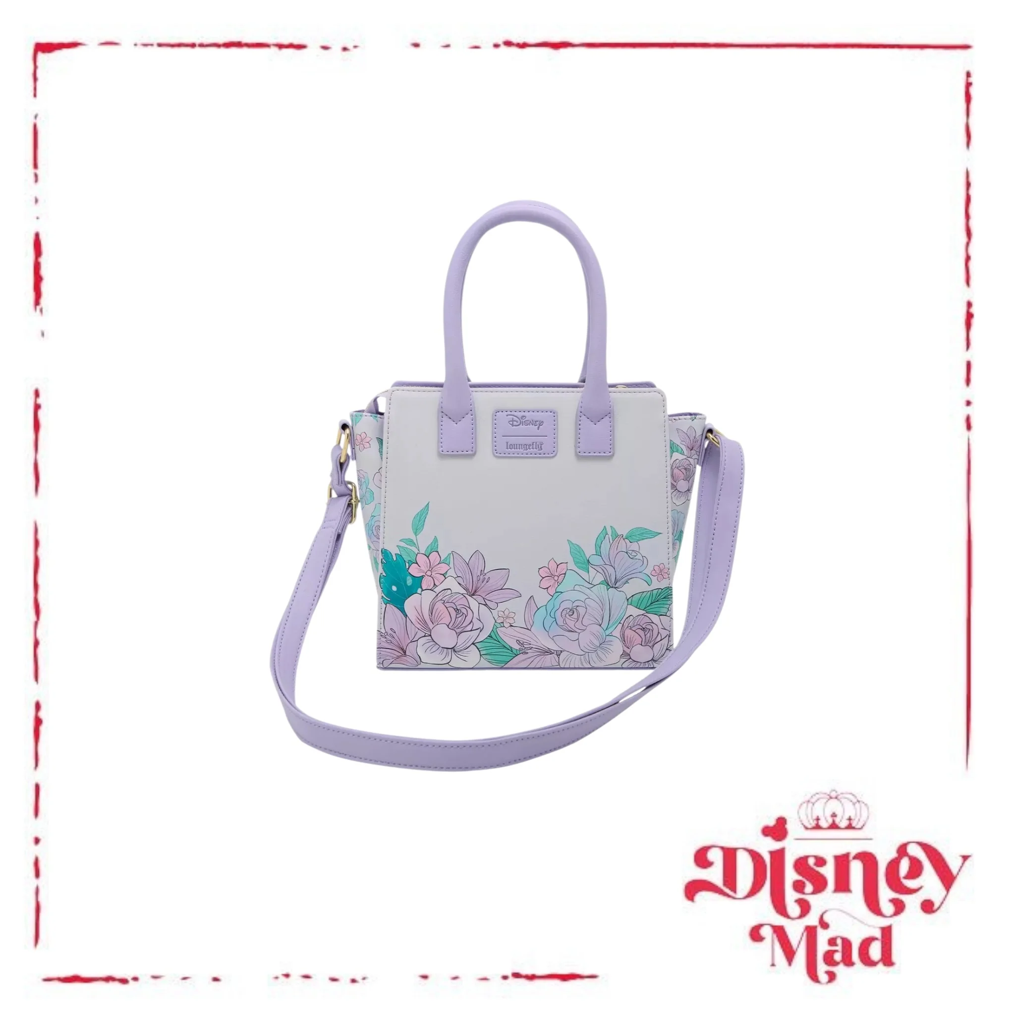 Loungefly Disney Princess Jasmine Floral Mini Satchel Bag - Image 3