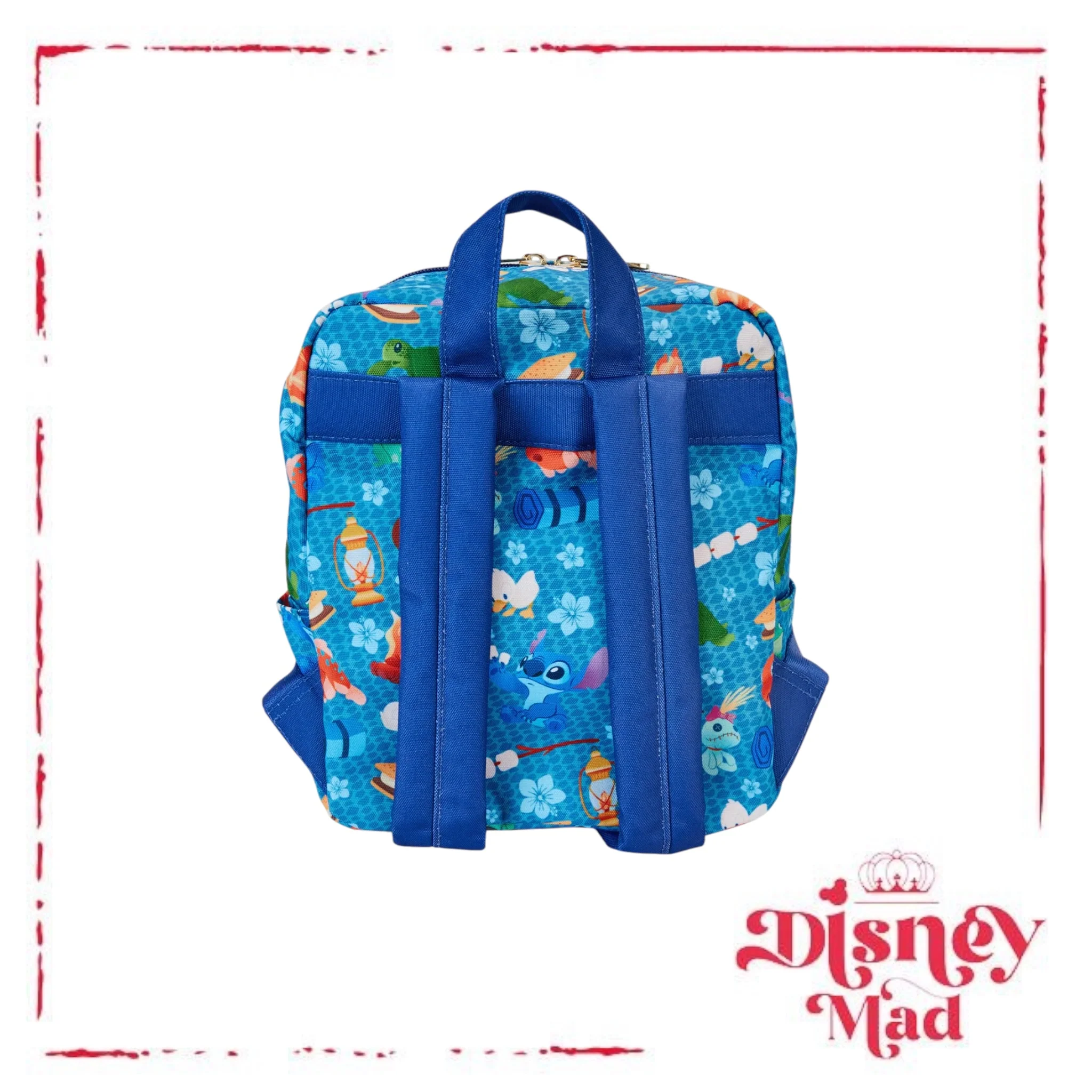 Loungefly Disney Stitch Camping Cuties AOP Nylon Mini Backpack - Image 3