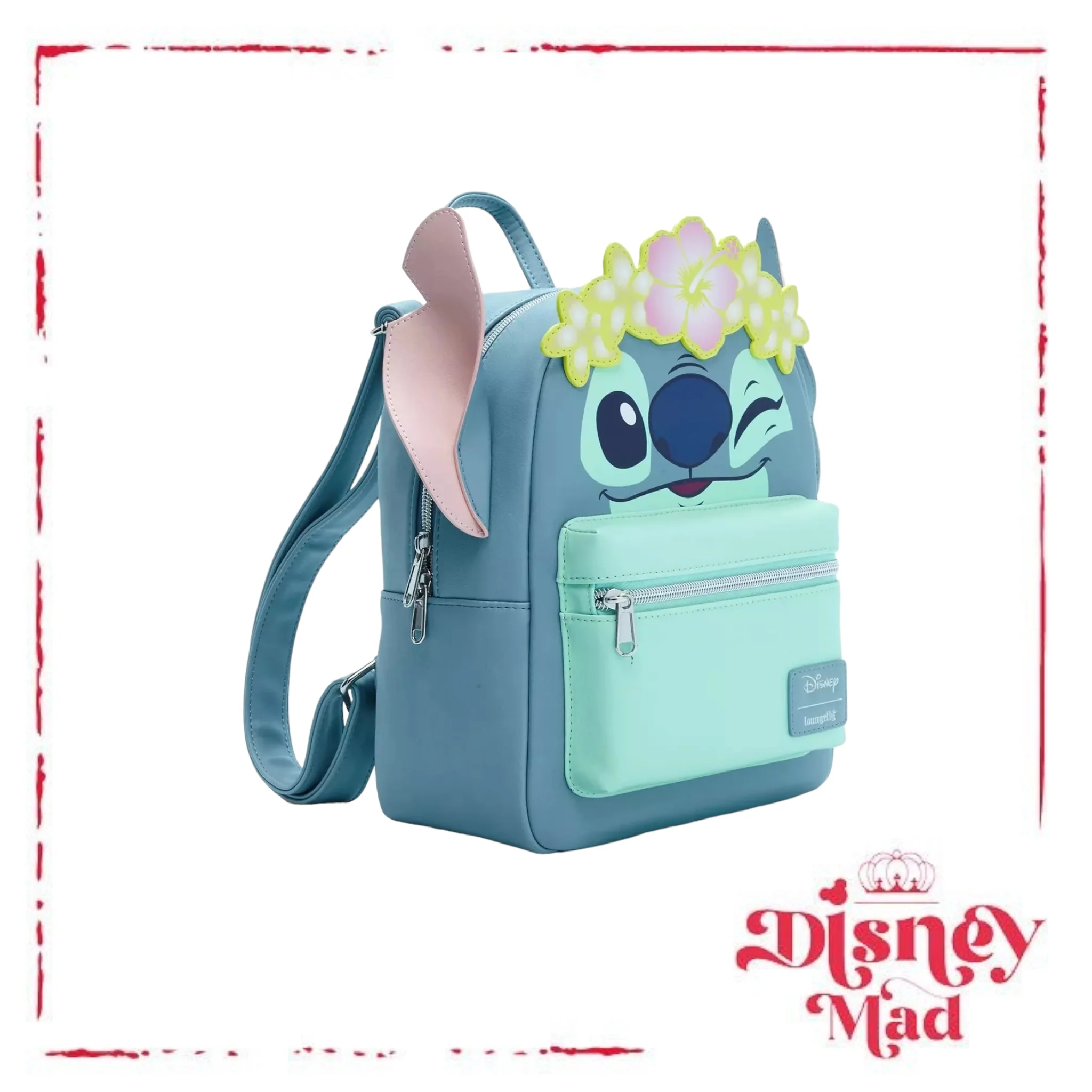 Loungefly Disney Stitch Flower Crown Mini Backpack - Image 2