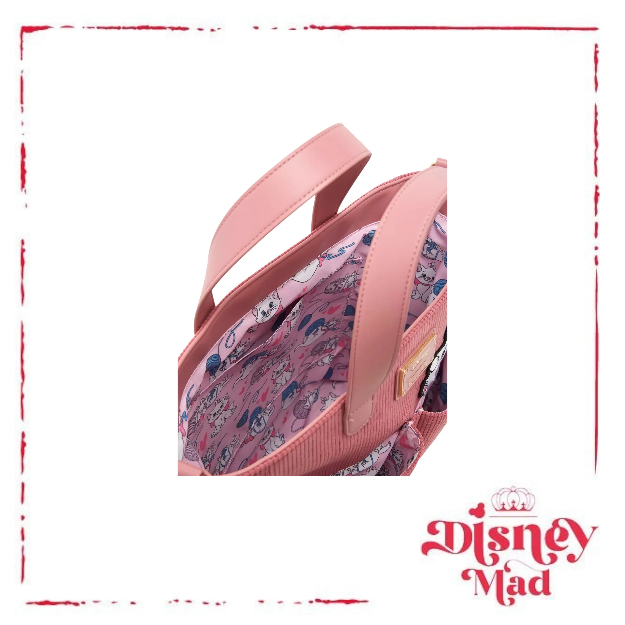Loungefly Disney The Aristocats Corduroy Marie Tote - Image 4
