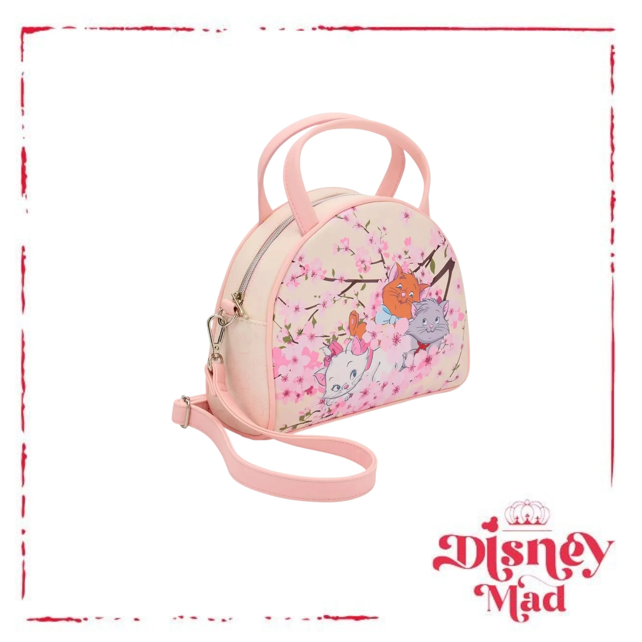 Loungefly Disney The Aristocats Kittens Cherry Blossom Dome Crossbody Bag - Image 2