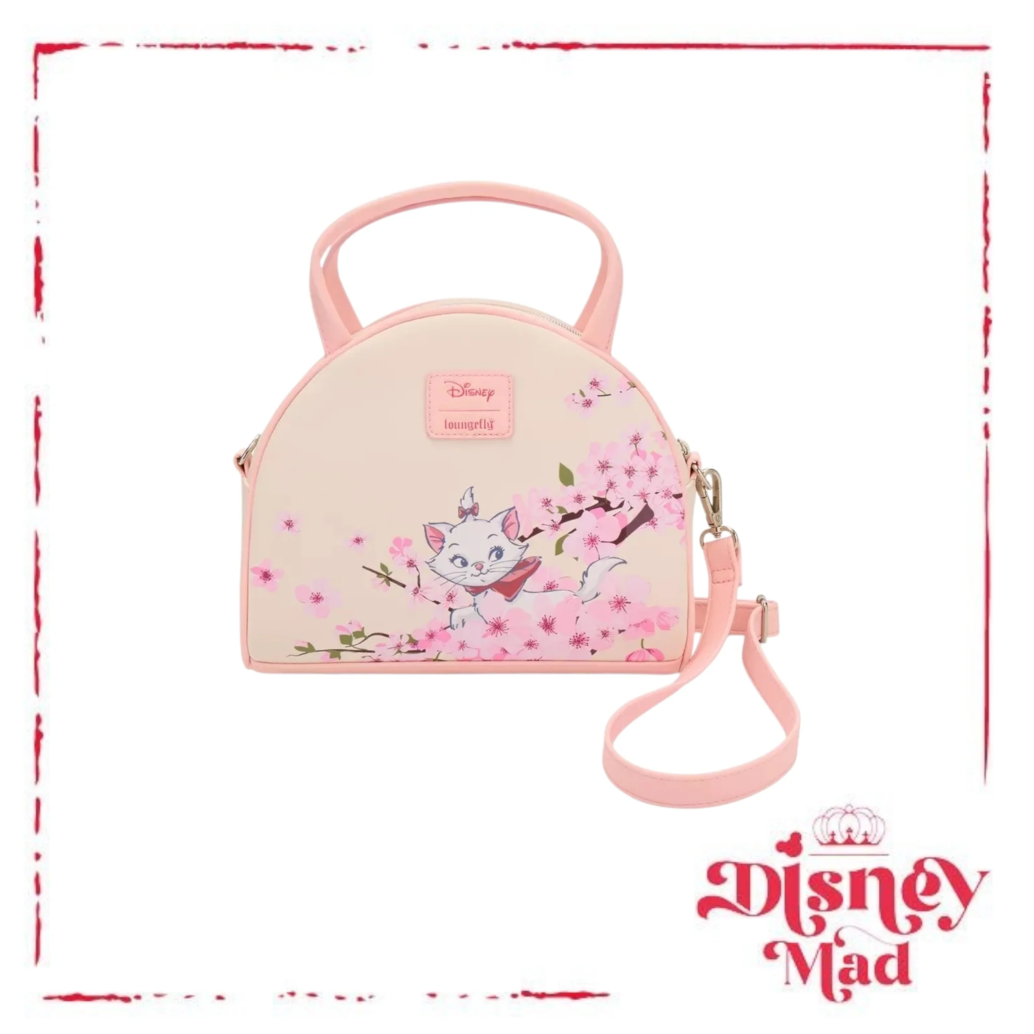 Loungefly Disney The Aristocats Kittens Cherry Blossom Dome Crossbody Bag - Image 3