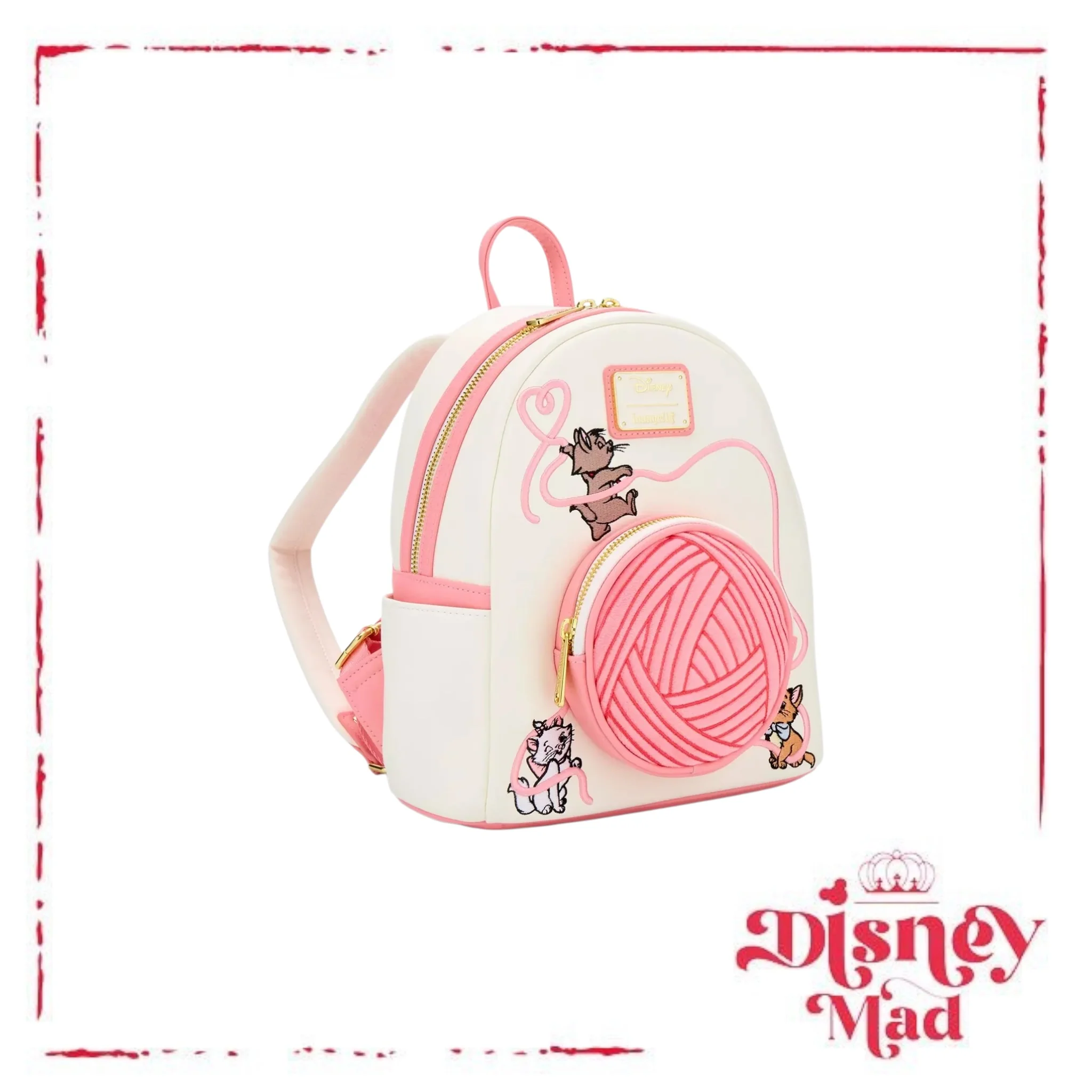 Loungefly Disney The Aristocats Kittens & Yarn Mini Backpack - Image 2