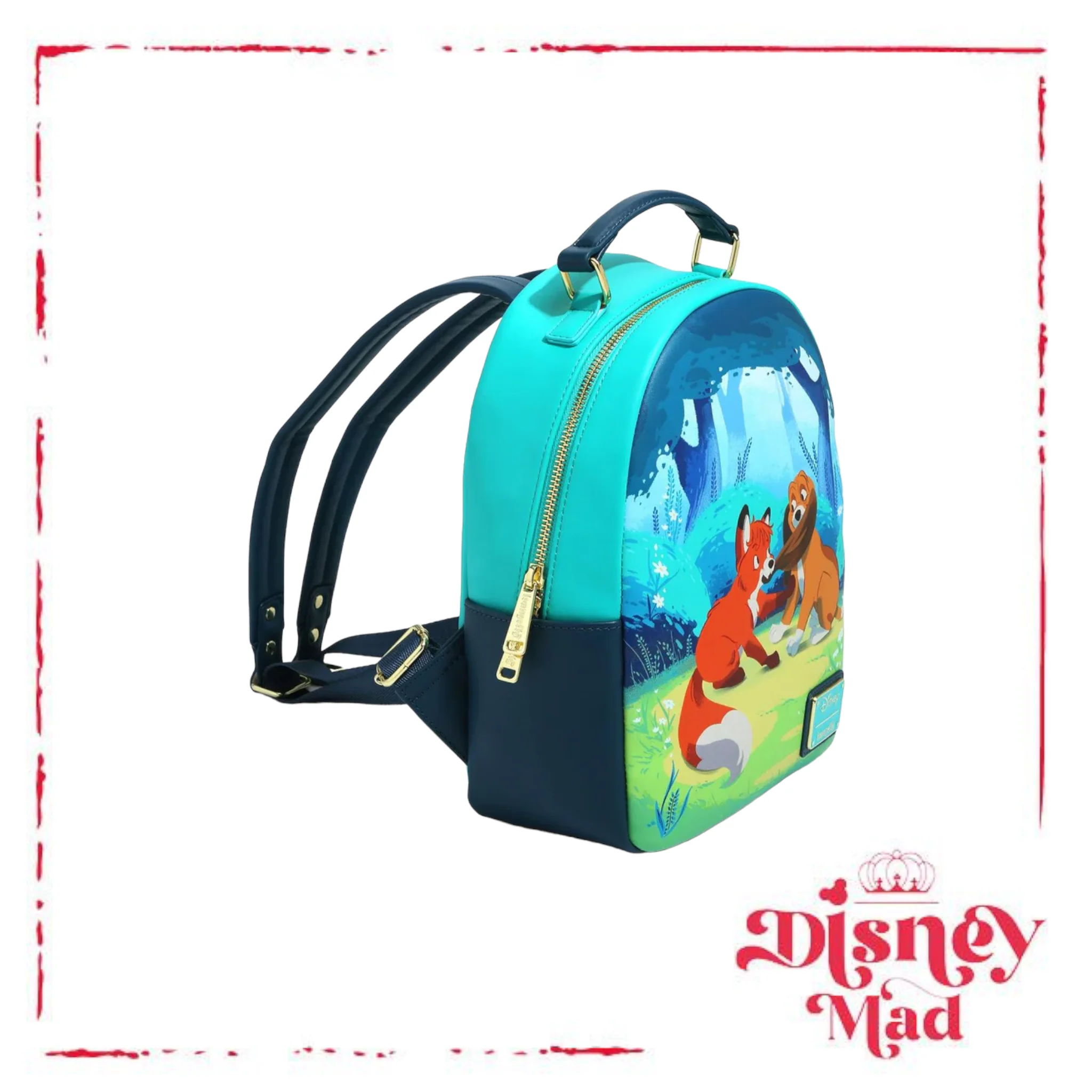 Loungefly Disney The Fox and the Hound Tod & Copper Playtime Mini Backpack - BoxLunch Exclusive - Image 2